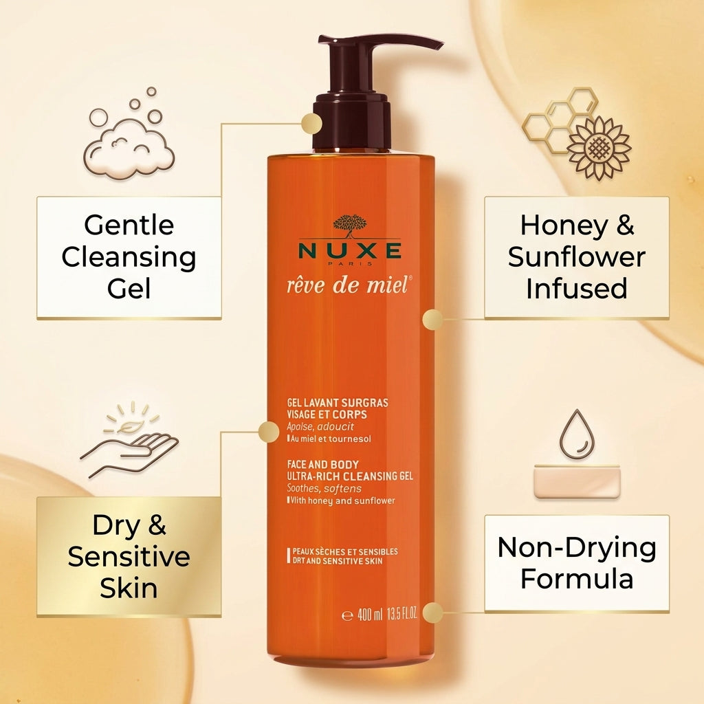 Nuxe reve de miel 400ml