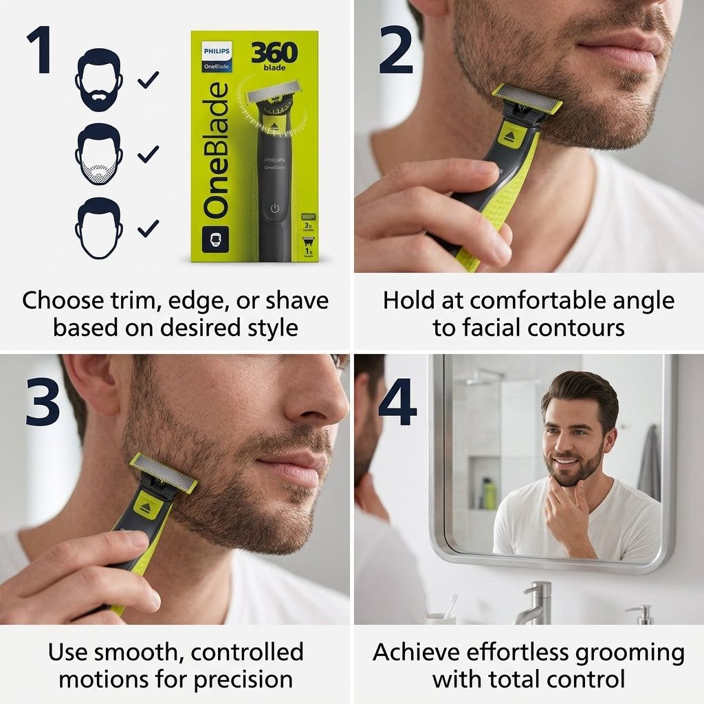 Philips OneBlade 360 Face Trimmer QP2724/23
