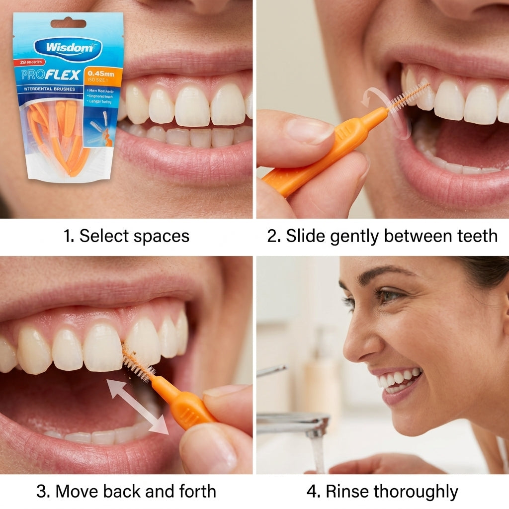 Wisdom Proflex Interdental Brushes 25 pack