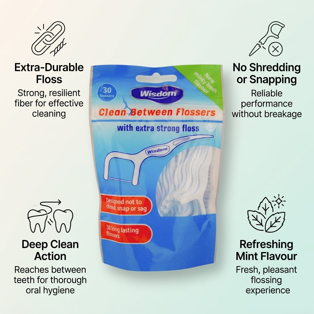 Clean Between Flosser 30's - NEW MINT FLAVOUR