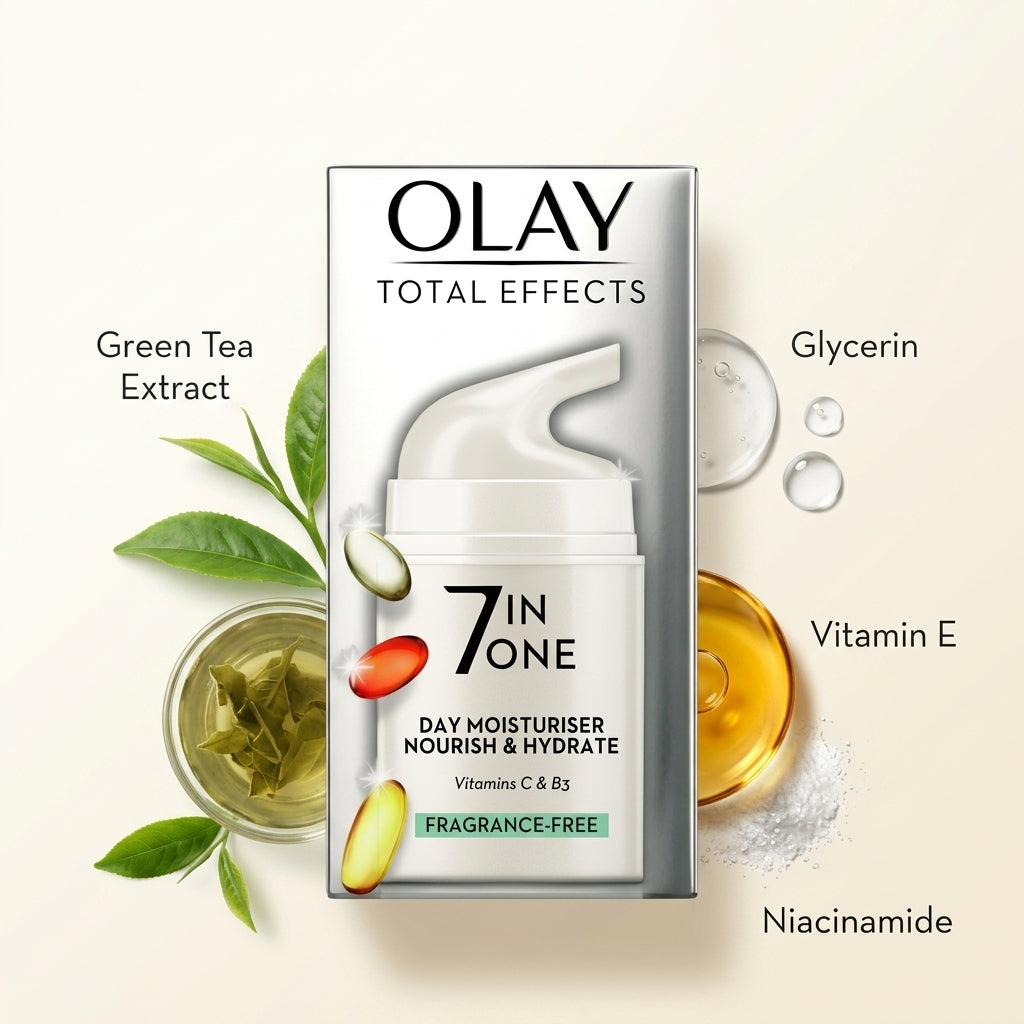 Olay Total Effects Moisturiser Fragrance Free 50ml