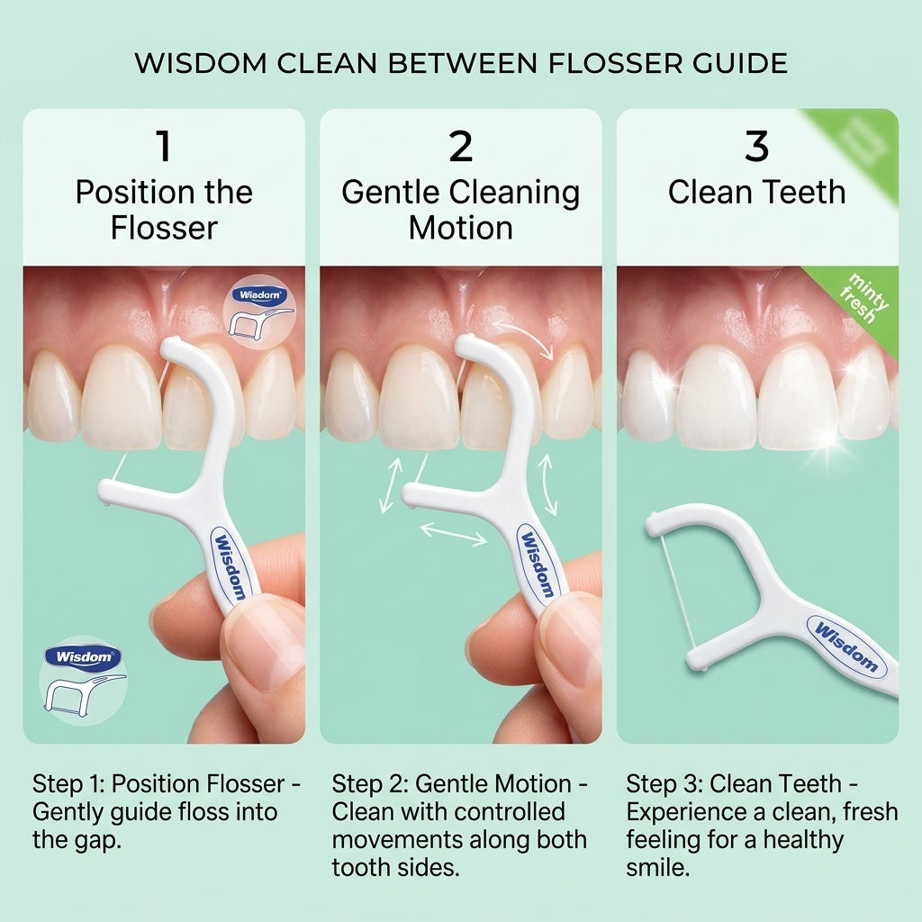 Clean Between Flosser 30's - NEW MINT FLAVOUR