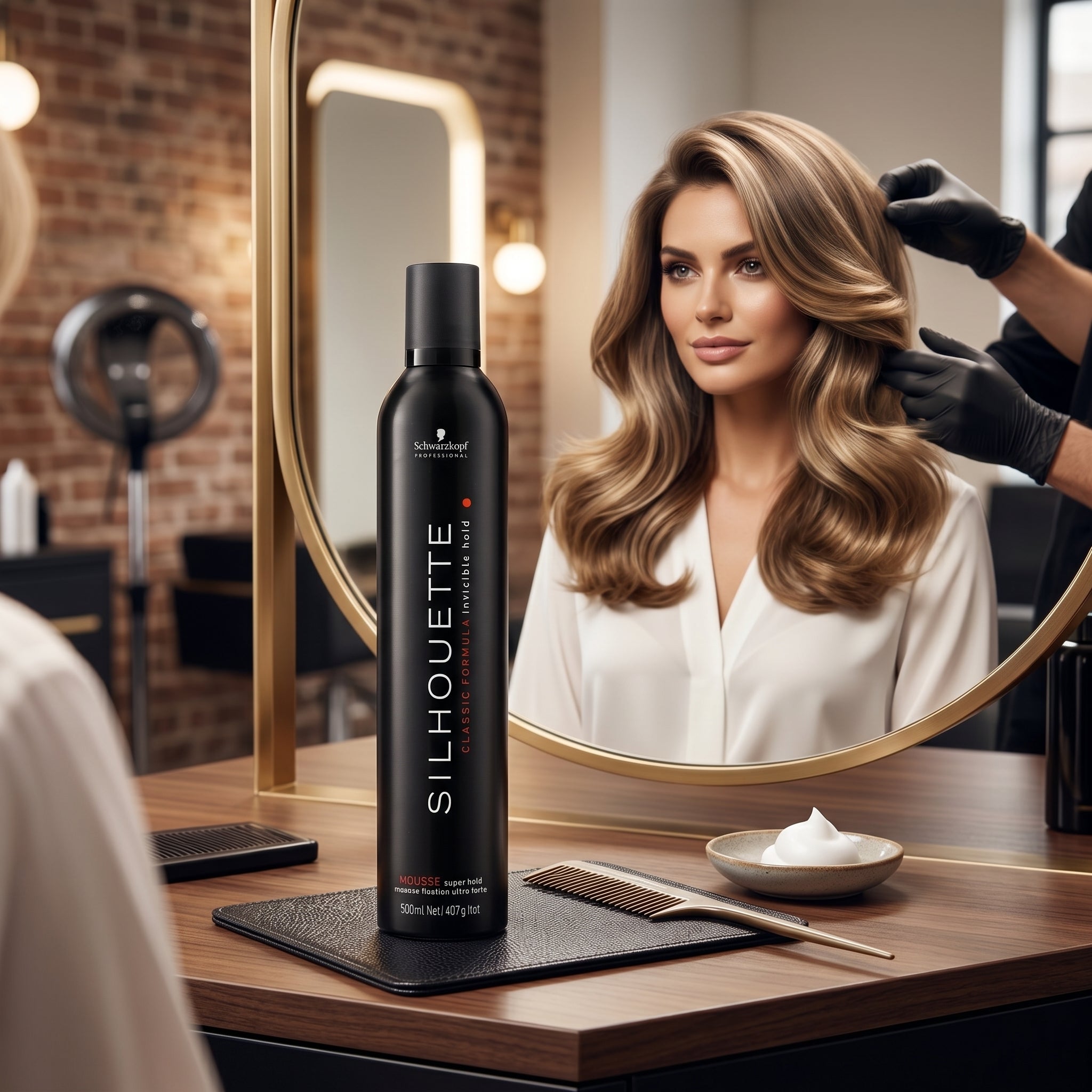 Schwarzkopf Silhouette Classic Formula Invisible Hold Mousse 500ml