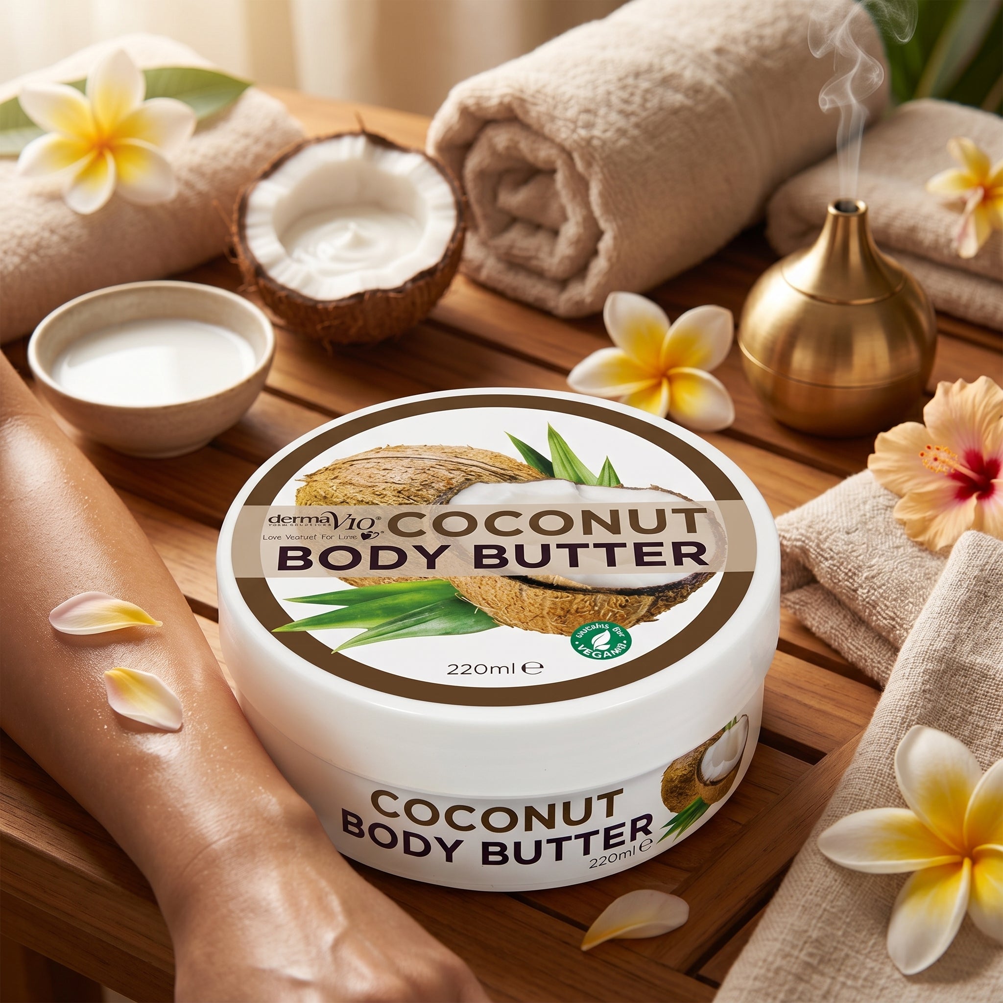 Derma V10 COCONUT Body Butter 220ml