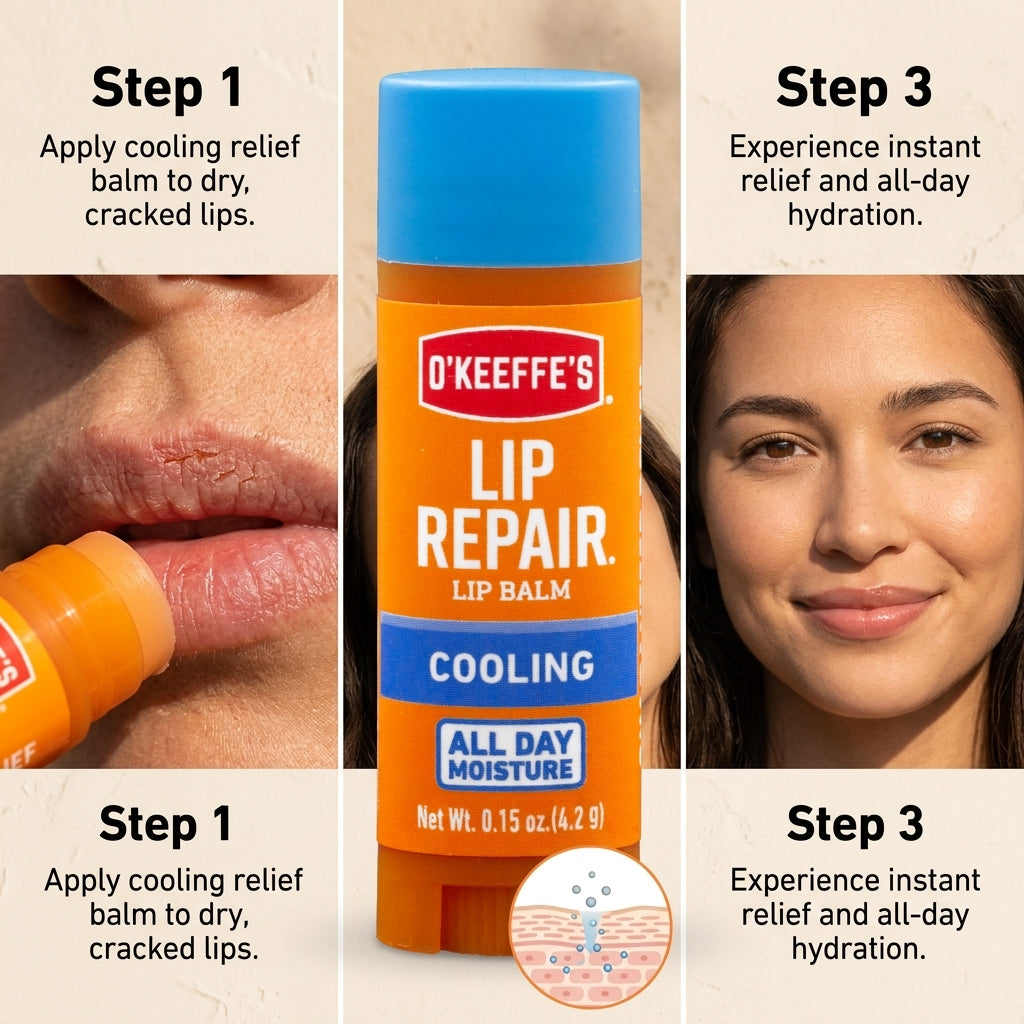O'Keeffe's Lip Repair Cooling Relief Lip Balm 4.2g