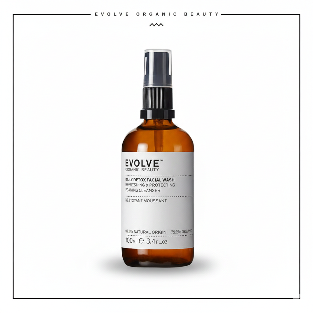 Daily Detox Facial Wash with Aloe Vera and Moringa Peptides