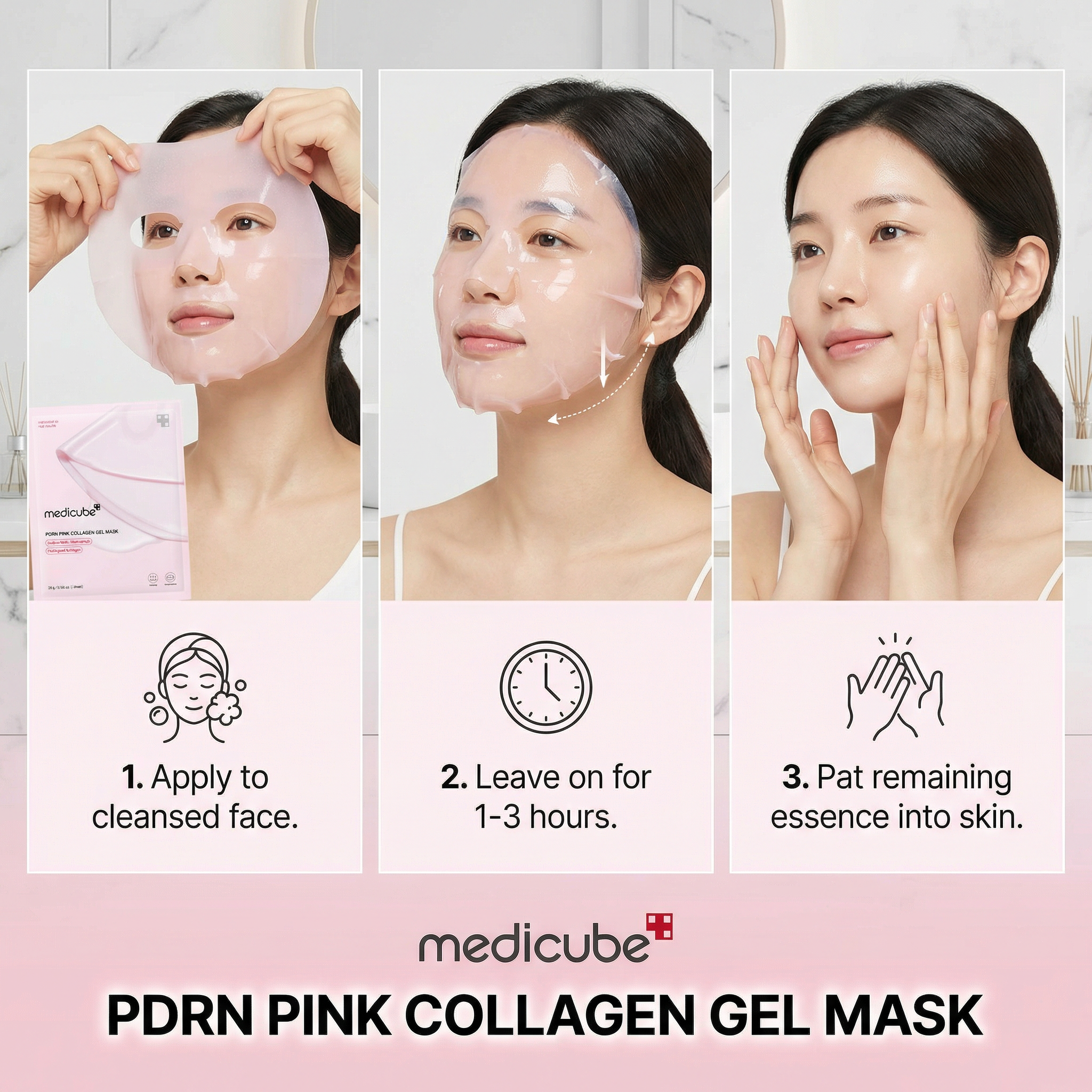 Medicube PDRN Pink Collagen Gel Mask 4Sheets