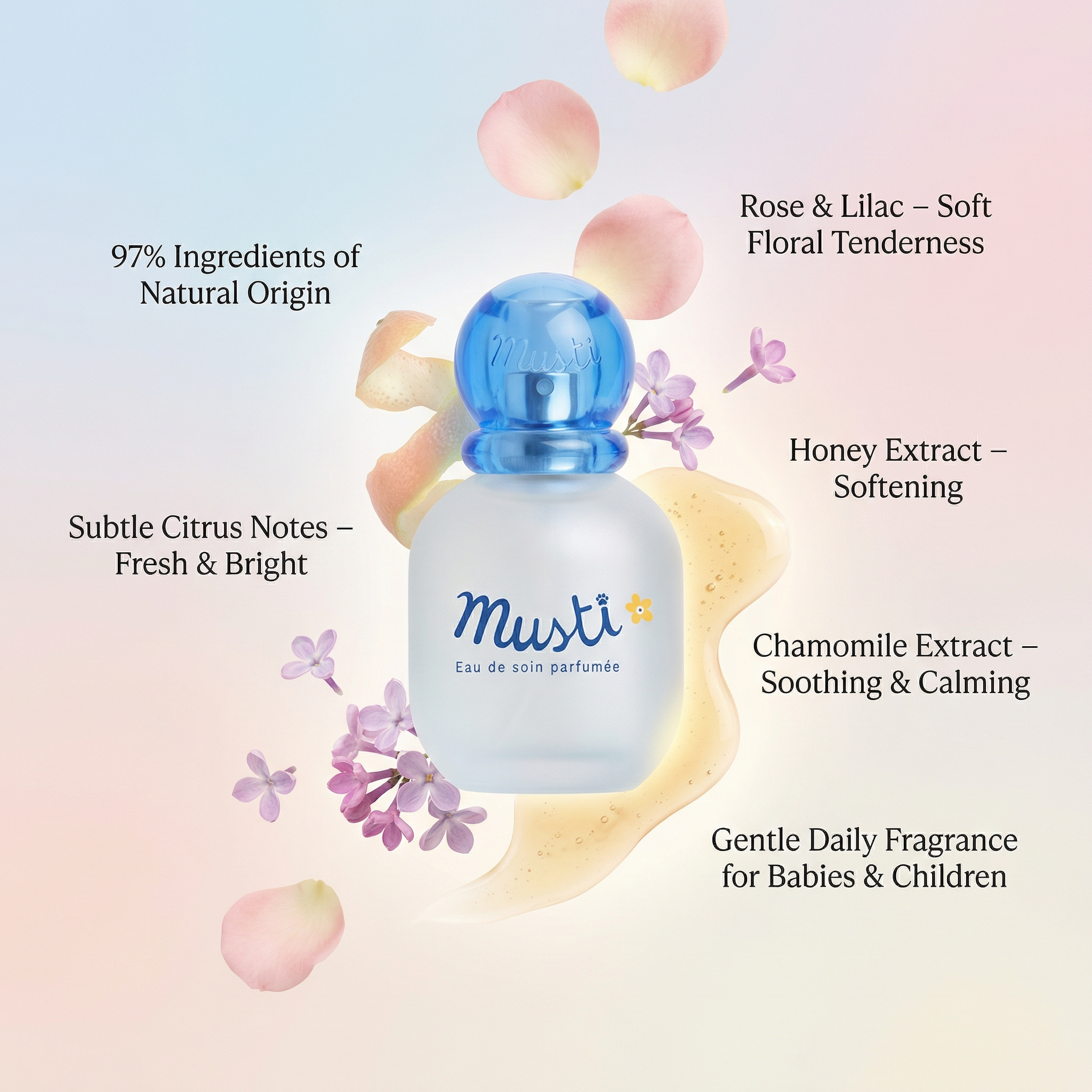 Mustela Musti Eau de Soin Parfumee 50ml