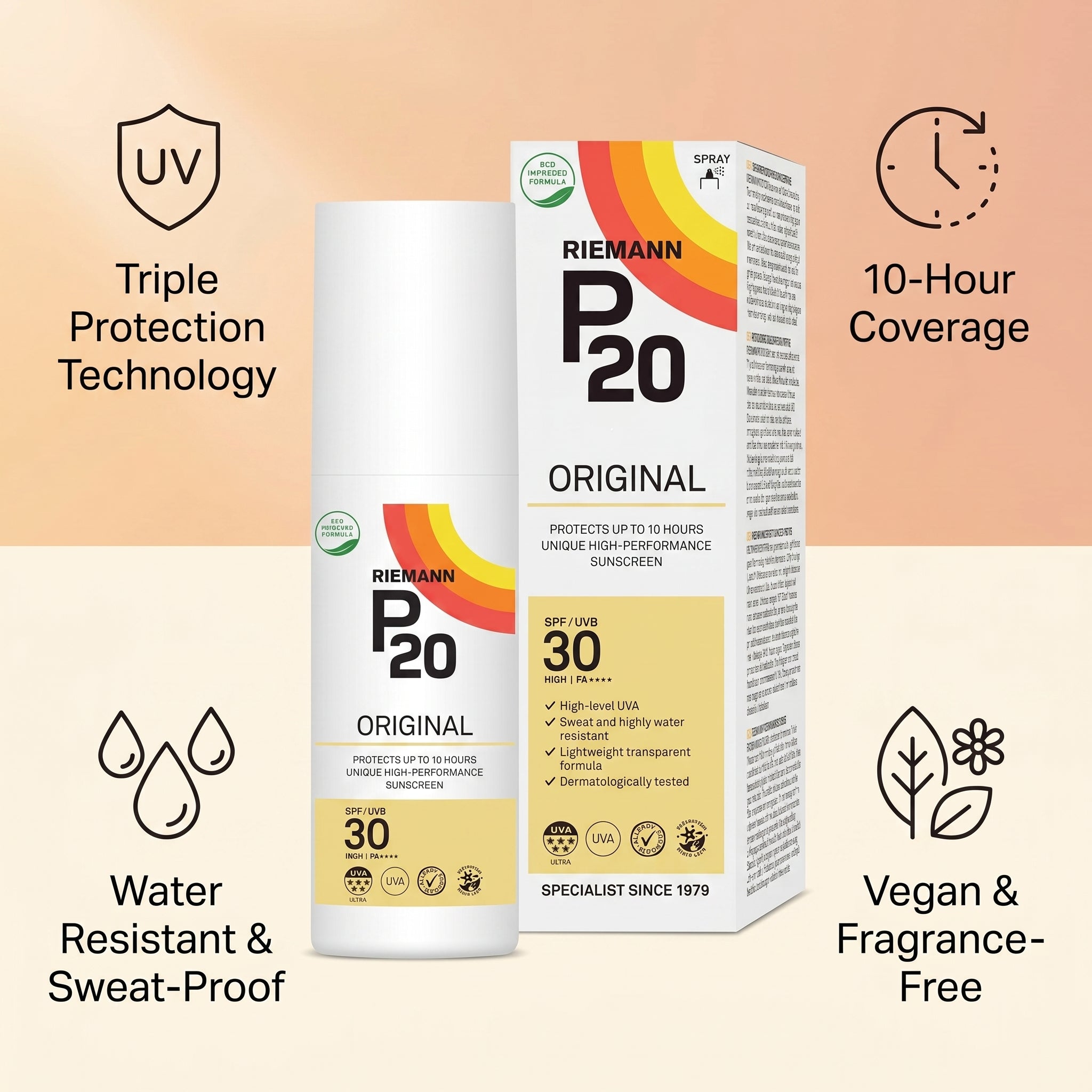 Riemann P20 Original Suncreen SPF30 100ml