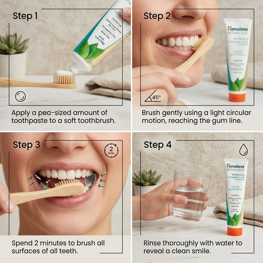 Himalaya Botanique Complete Care Whitening Toothpaste Simply Mint 150g