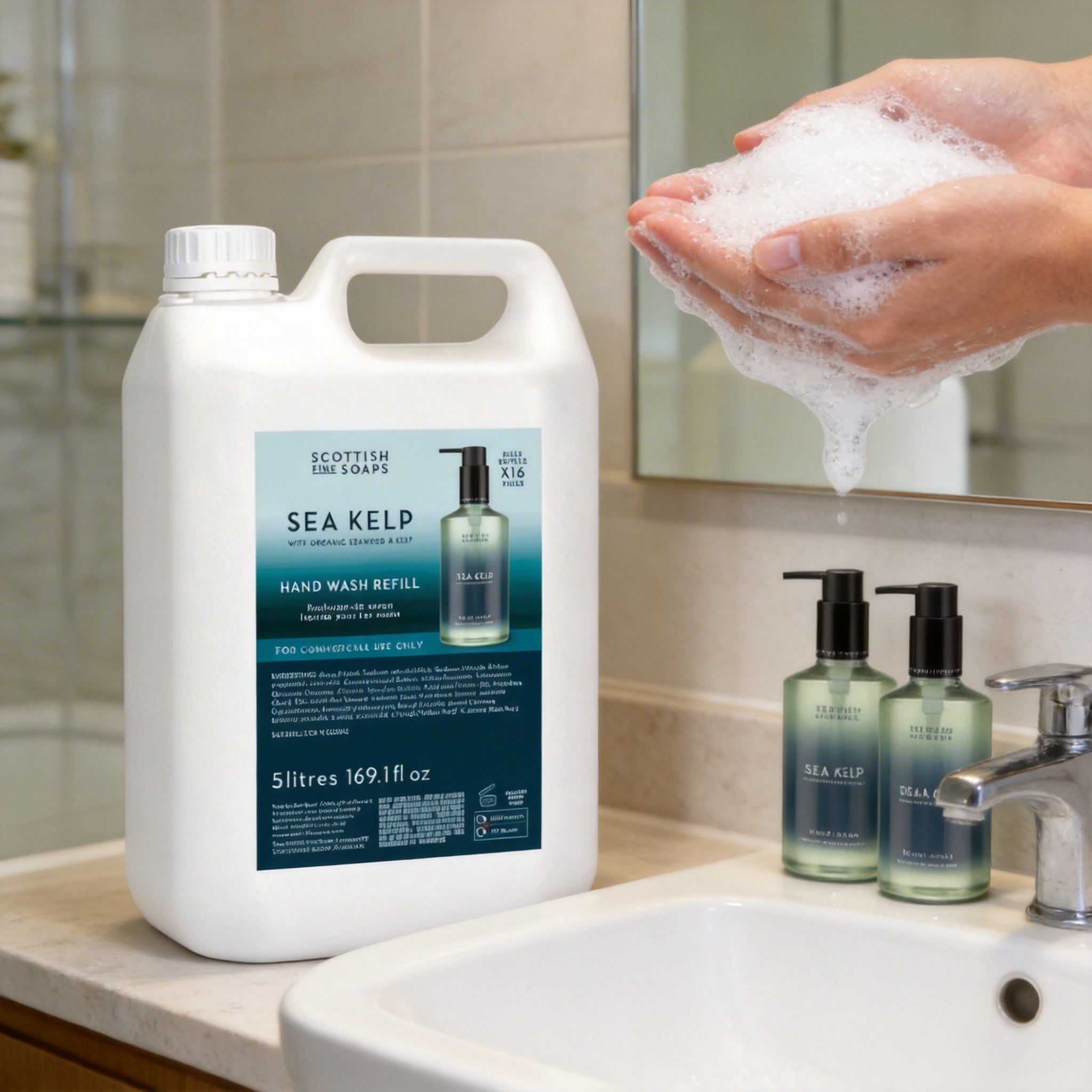Scottish Fine Soaps Sea Kelp Hand Wash Bulk Refill 5000g