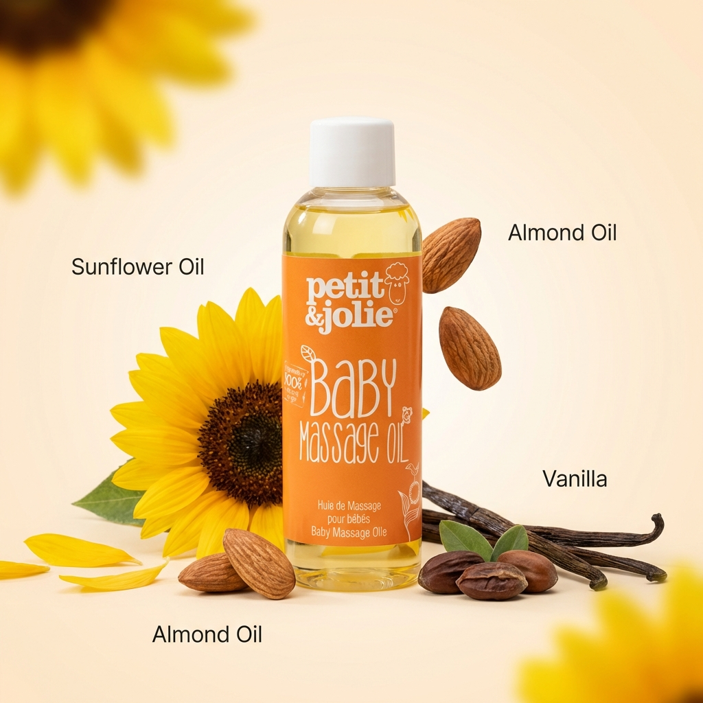 Petit & Jolie Baby Massage Oil 100ml