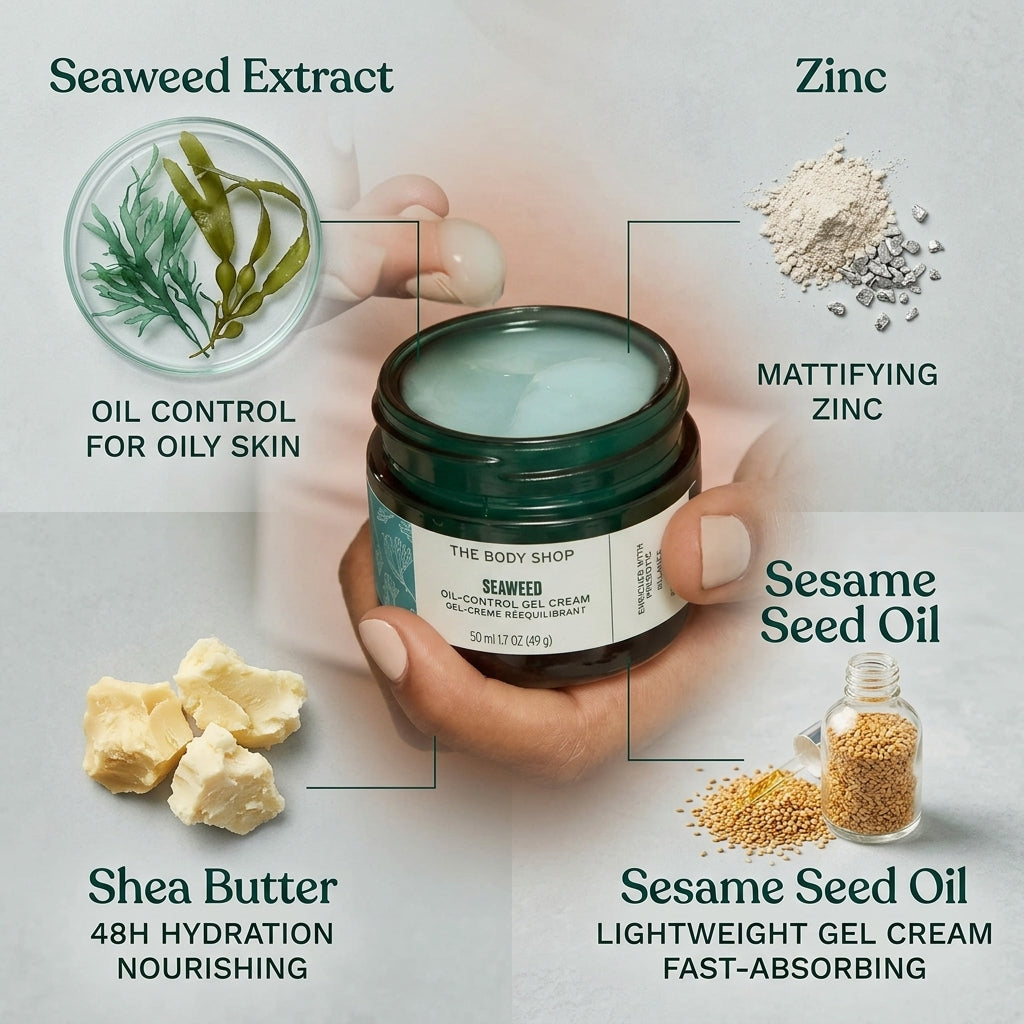 The Body Shop Seaweed Oil-control Gel Cream 50ml