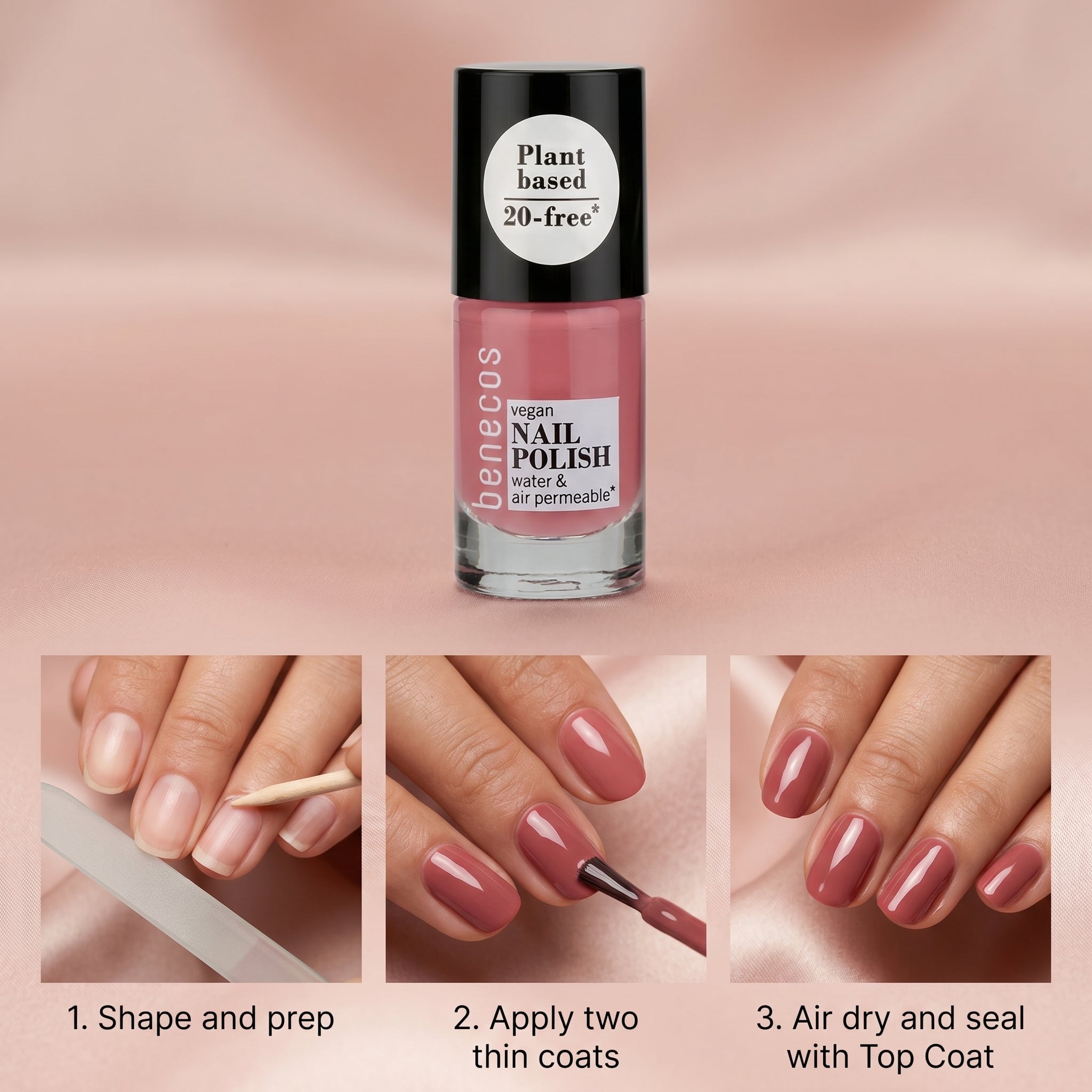Benecos Nail Polish Peach Sorbet 5ml