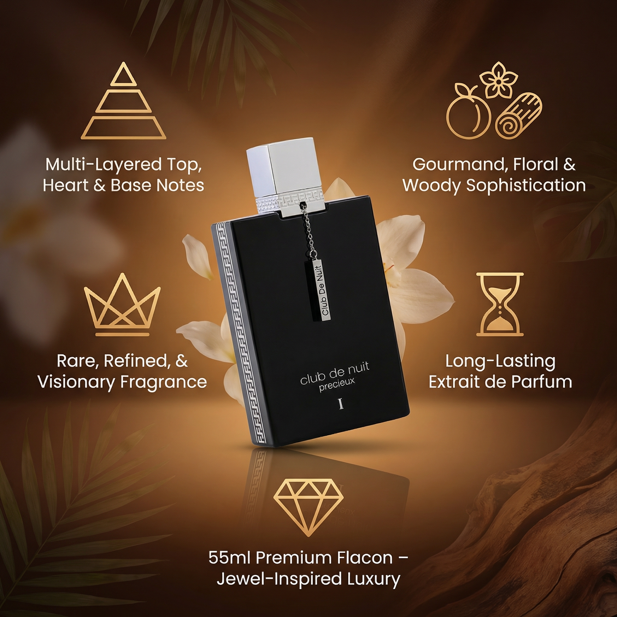 Armaf Club De Nuit Precieux 1, Extrair de Parfum, 55ml