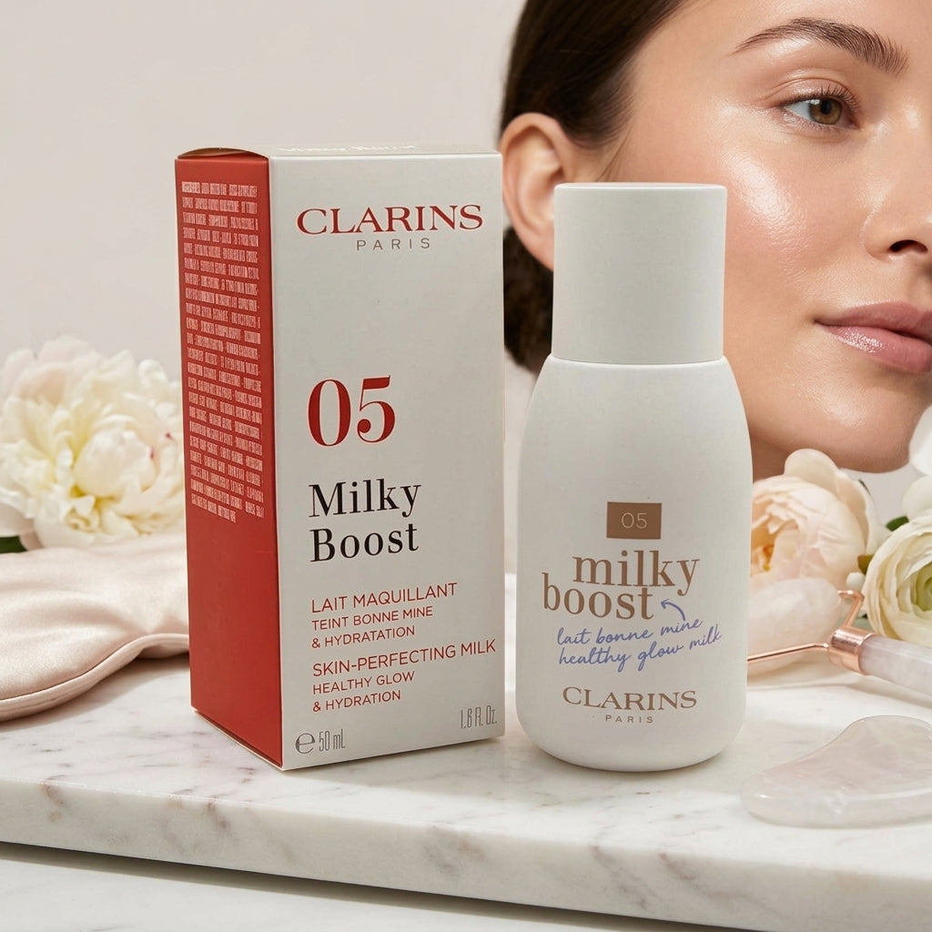 Clarins 05 Milky Sandalwood Boost Skin-Perfecting Milk 50ml