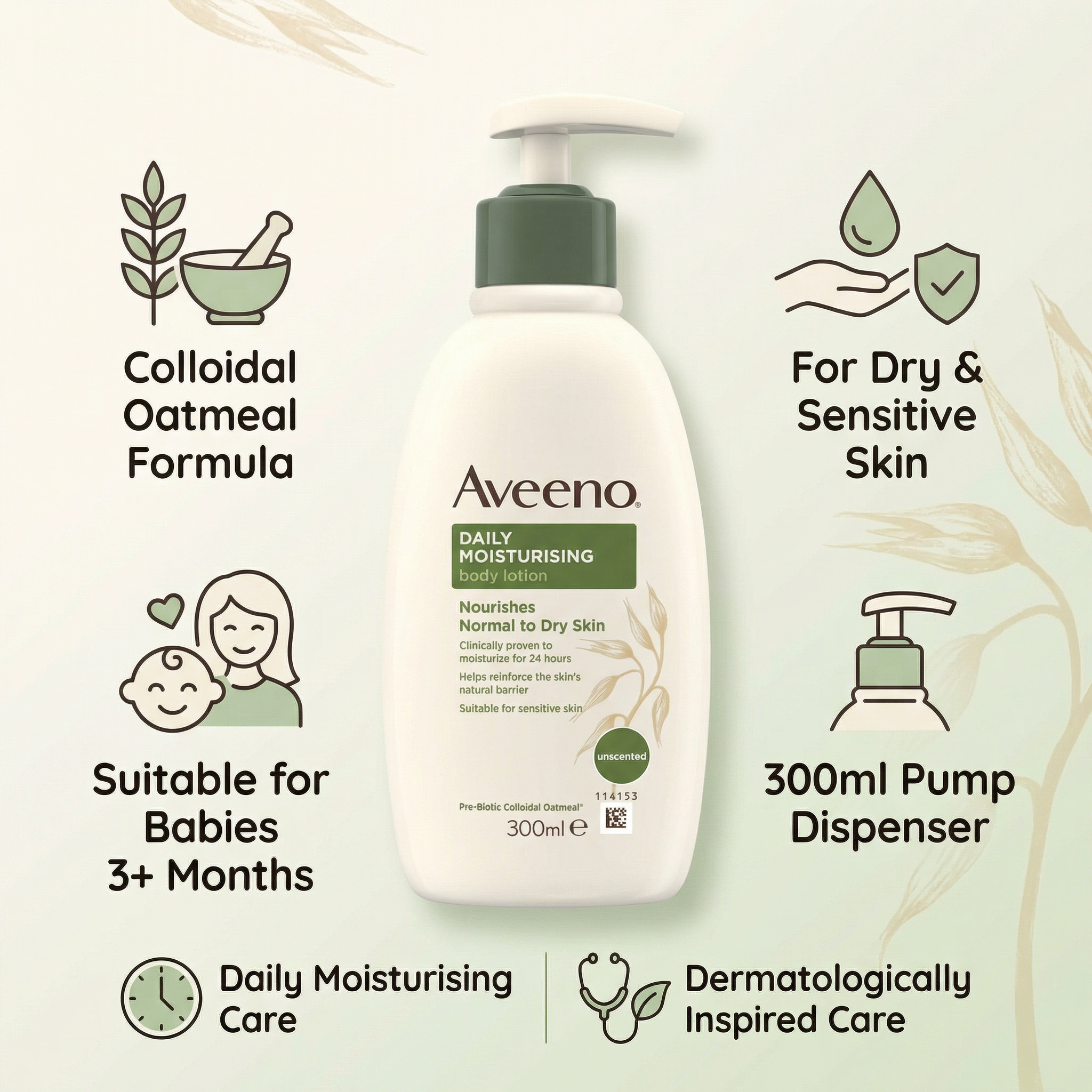 Aveeno Daily Lotion 300ml