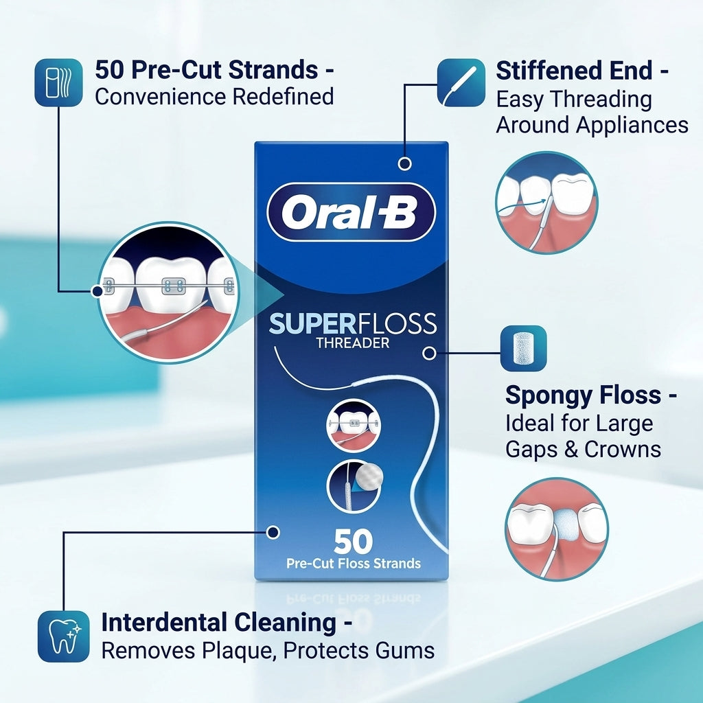 Oral-B Super Floss 50 Pre-Cut Strands