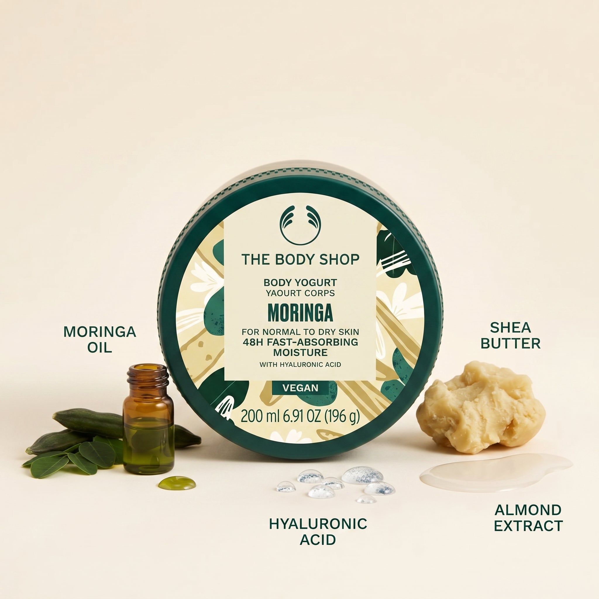 The Body Shop Moringa Body Yogurt (200 ml, Moringa)
