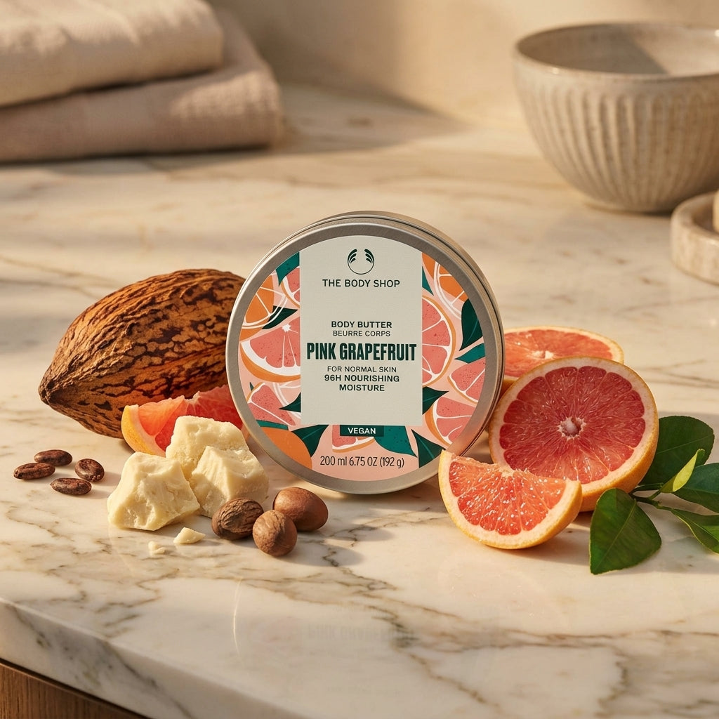 The Body Shop Pink Grapefruit Body Butter 96h Nourishing Moisture 200ml