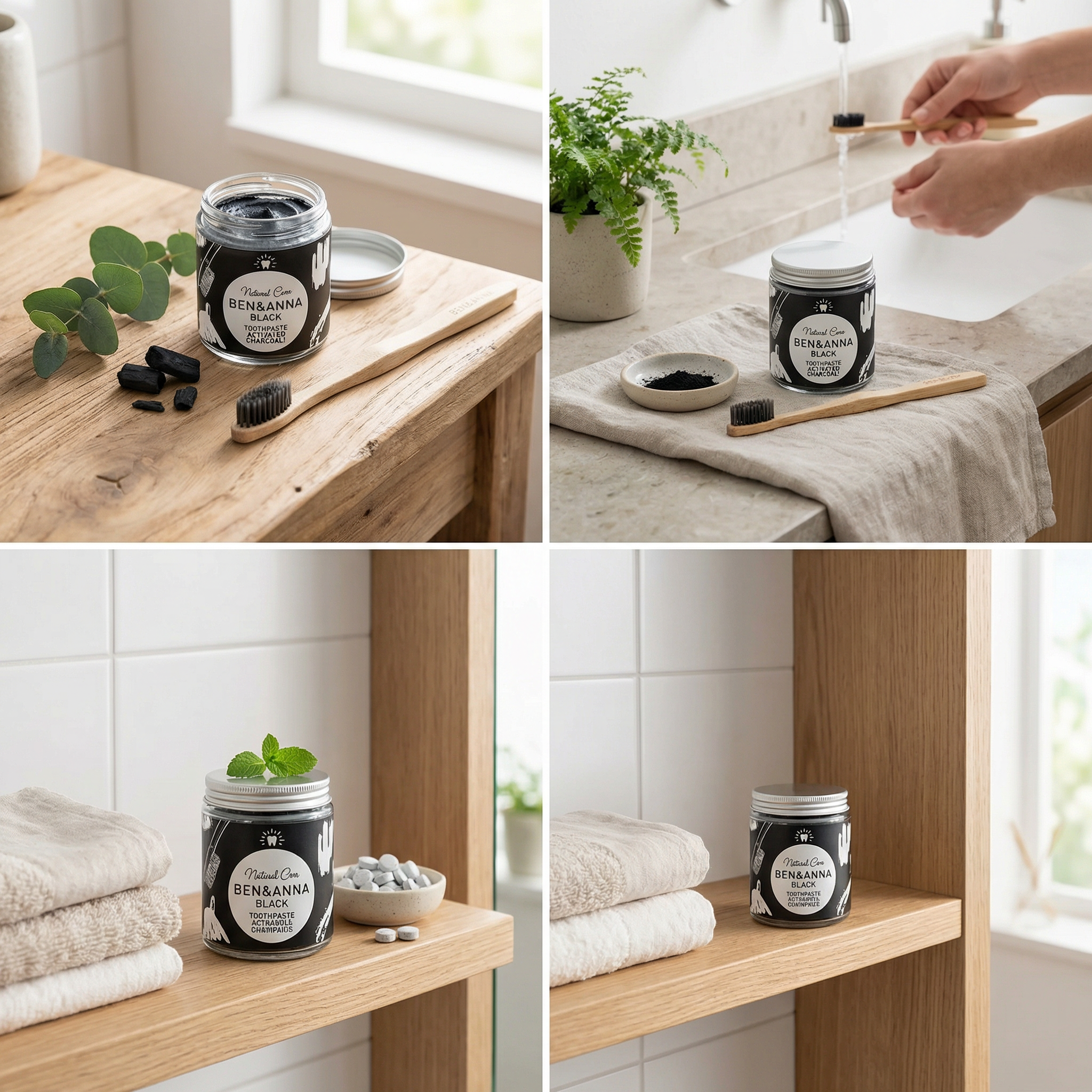 Ben & Anna Toothpaste (Black) with activated Charcoal 100ml