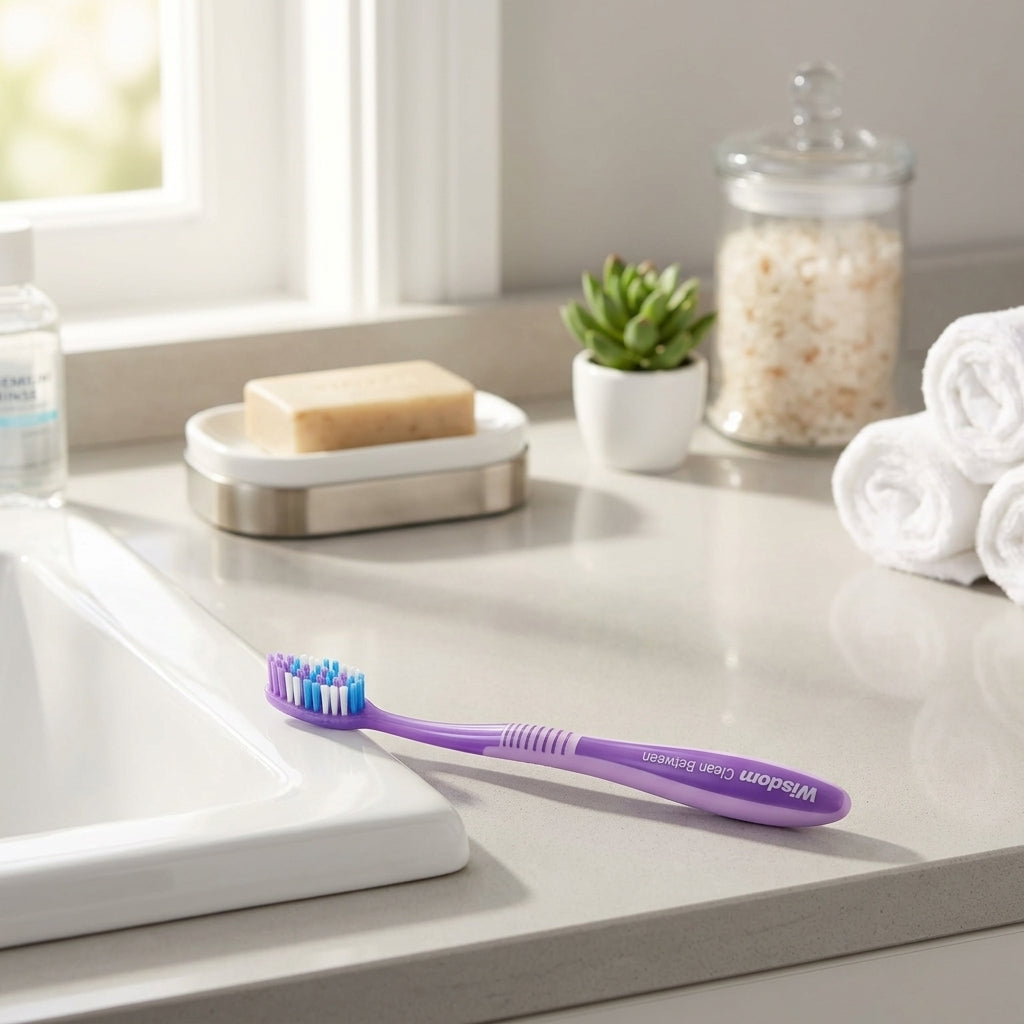 Wisdom Clean Between Sensitive Toothbrush 1pc