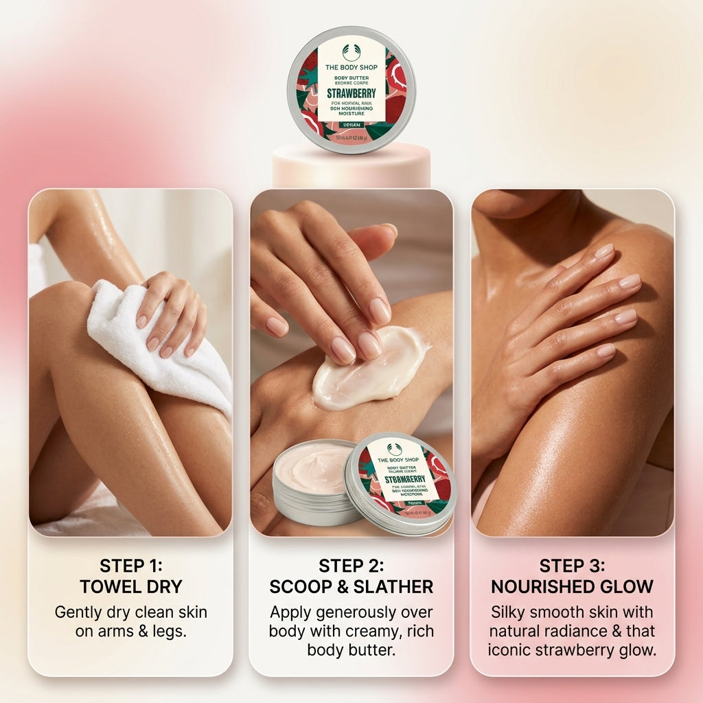 The Body Shop Body Butter Strawberry 50ml