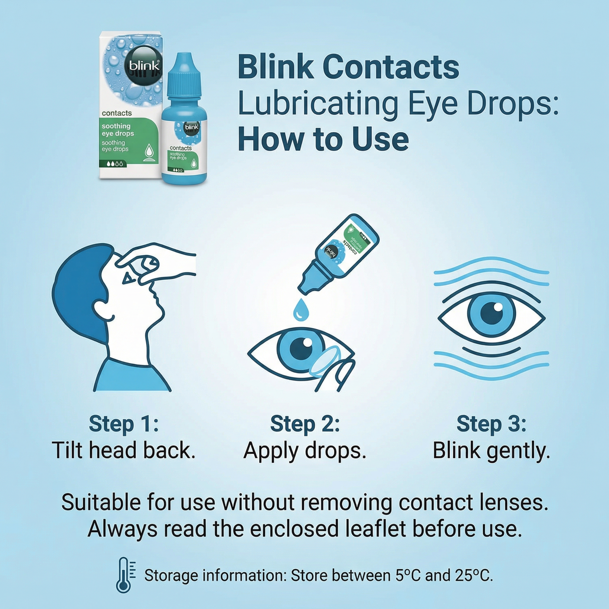 Blink Contacts Soothing Eye Drops 10ml