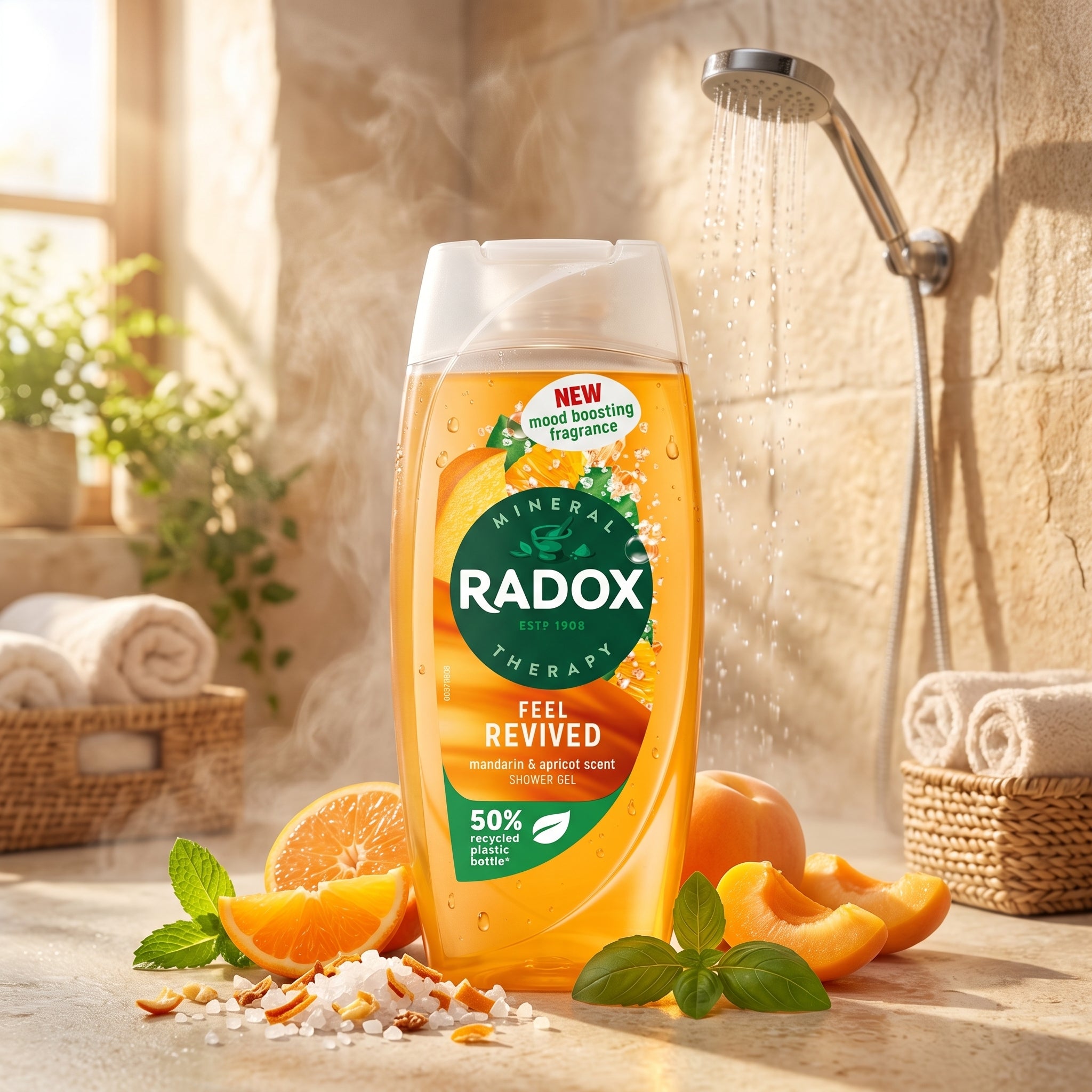 Radox Shower Gel 225ml Feel Revived