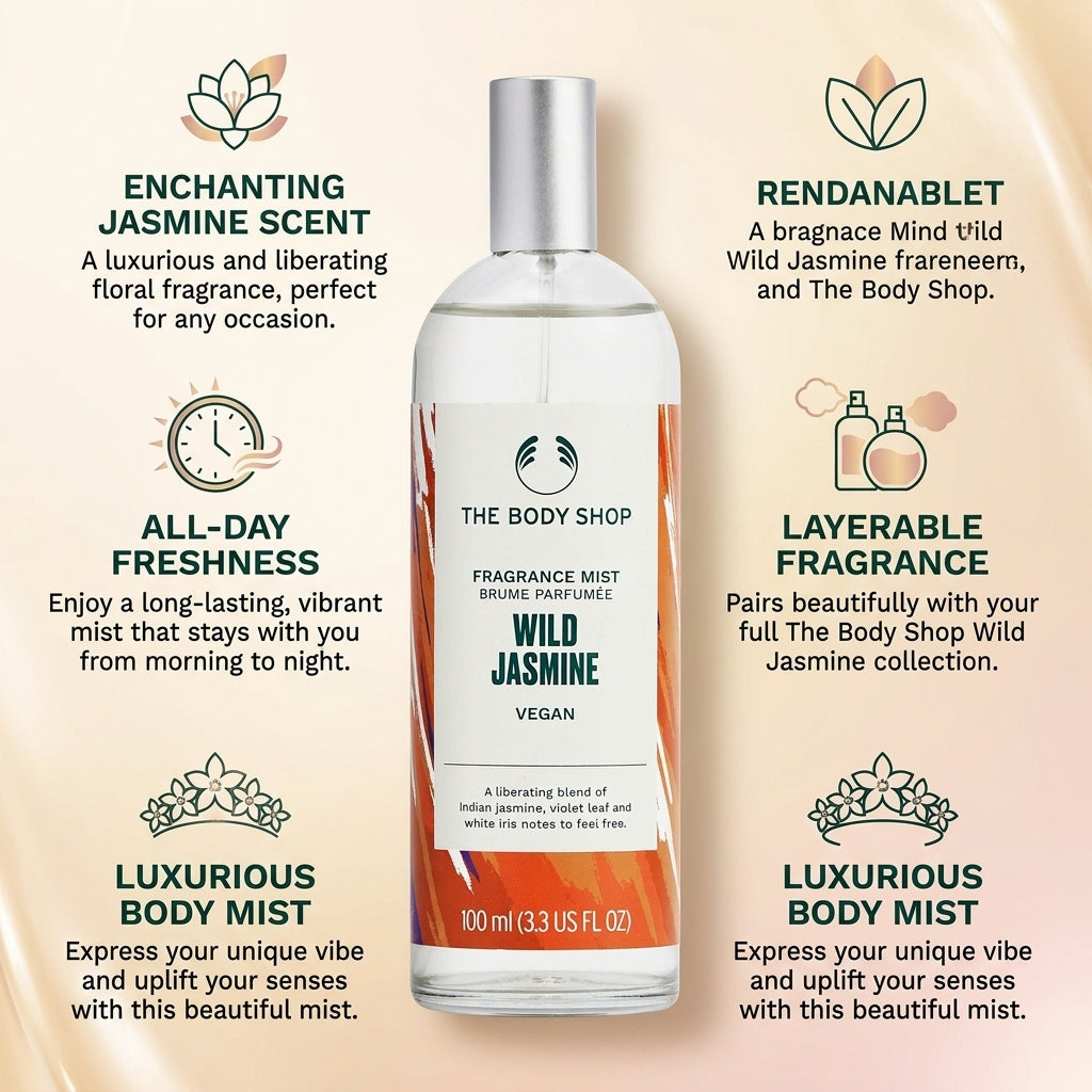 The Body Shop Wild Jasmine Fragrance Mist 100ml