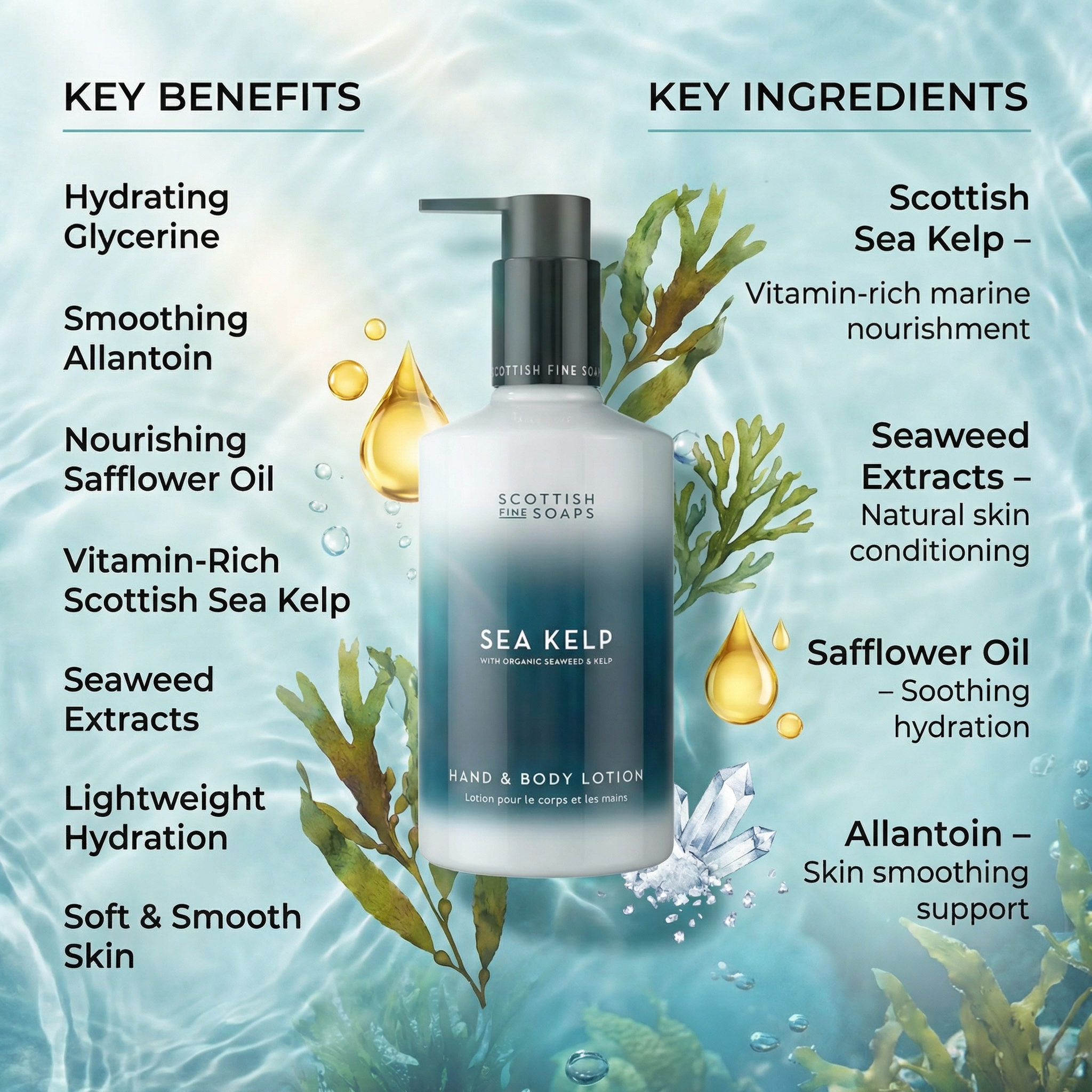 Scottish Fine Soaps Sea Kelp Moisturiser 300ml