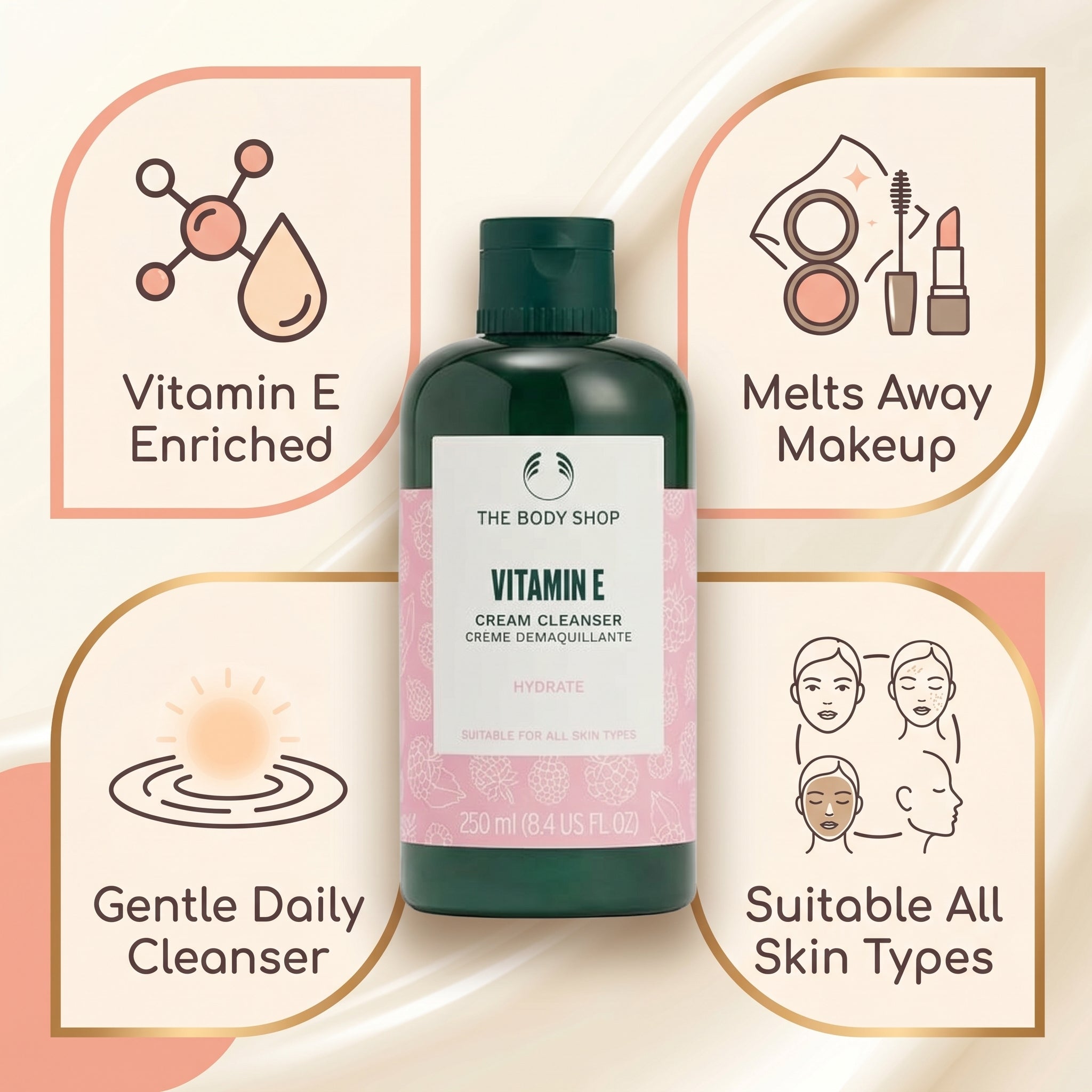 Body Shop Vitamin E Cleansing Cream 250ML