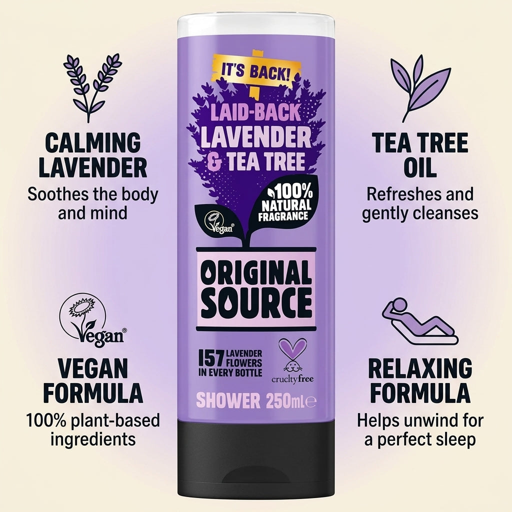 Original Source Lavender & Tea Tree Shower Gel 250ml