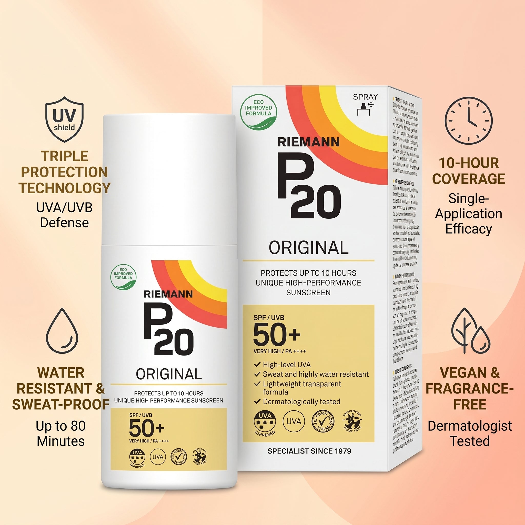 Riemann P20 Original Suncreen SPF50 200ml