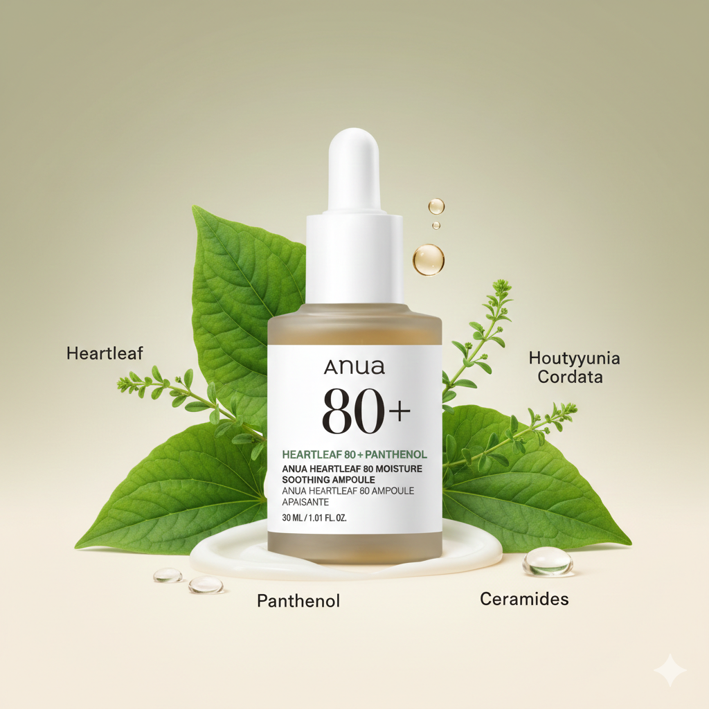 Anua heartleaf 80 moisture soothing ampoule 30ml