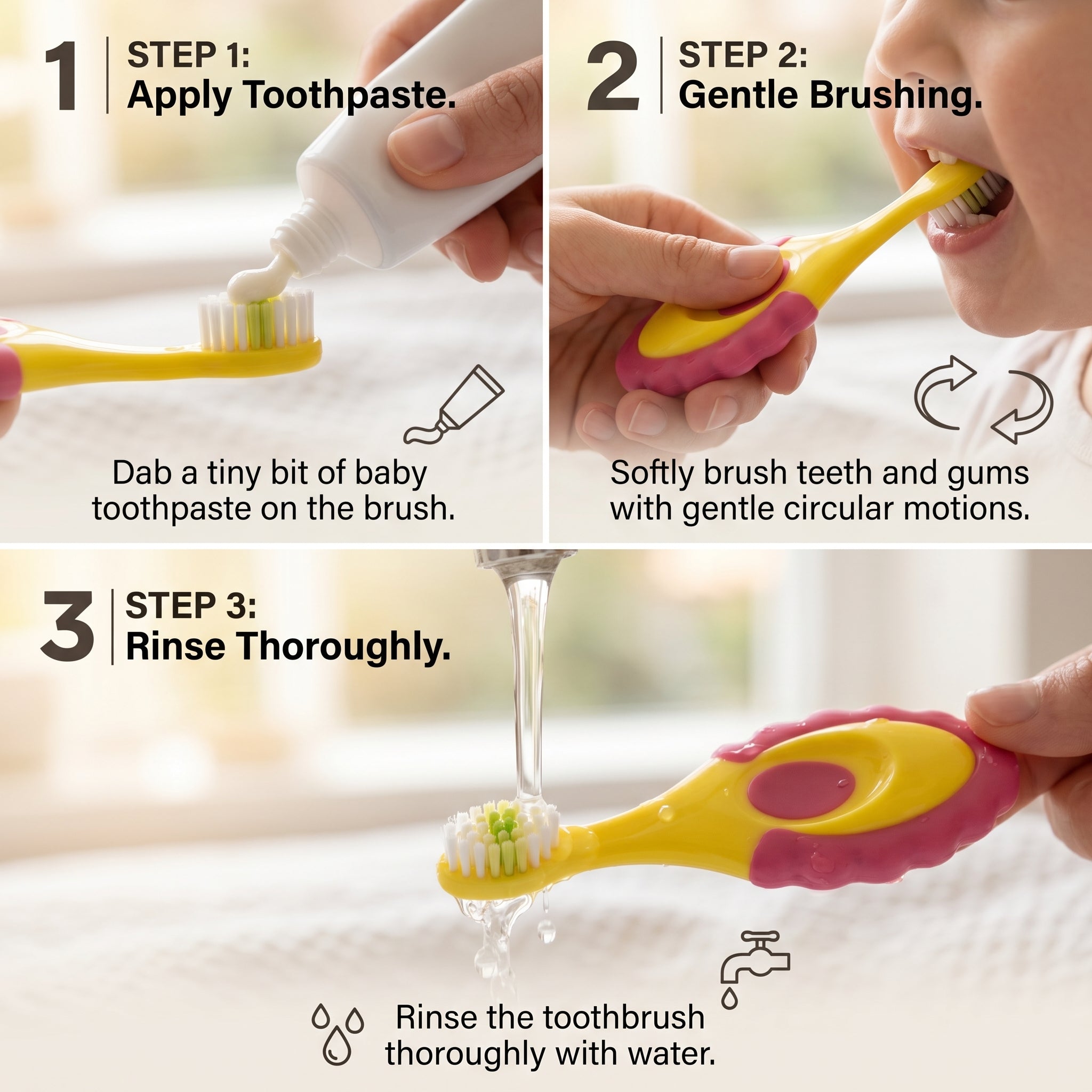 Wisdom Step by Step 0-2 Years Toothbrush Super Soft