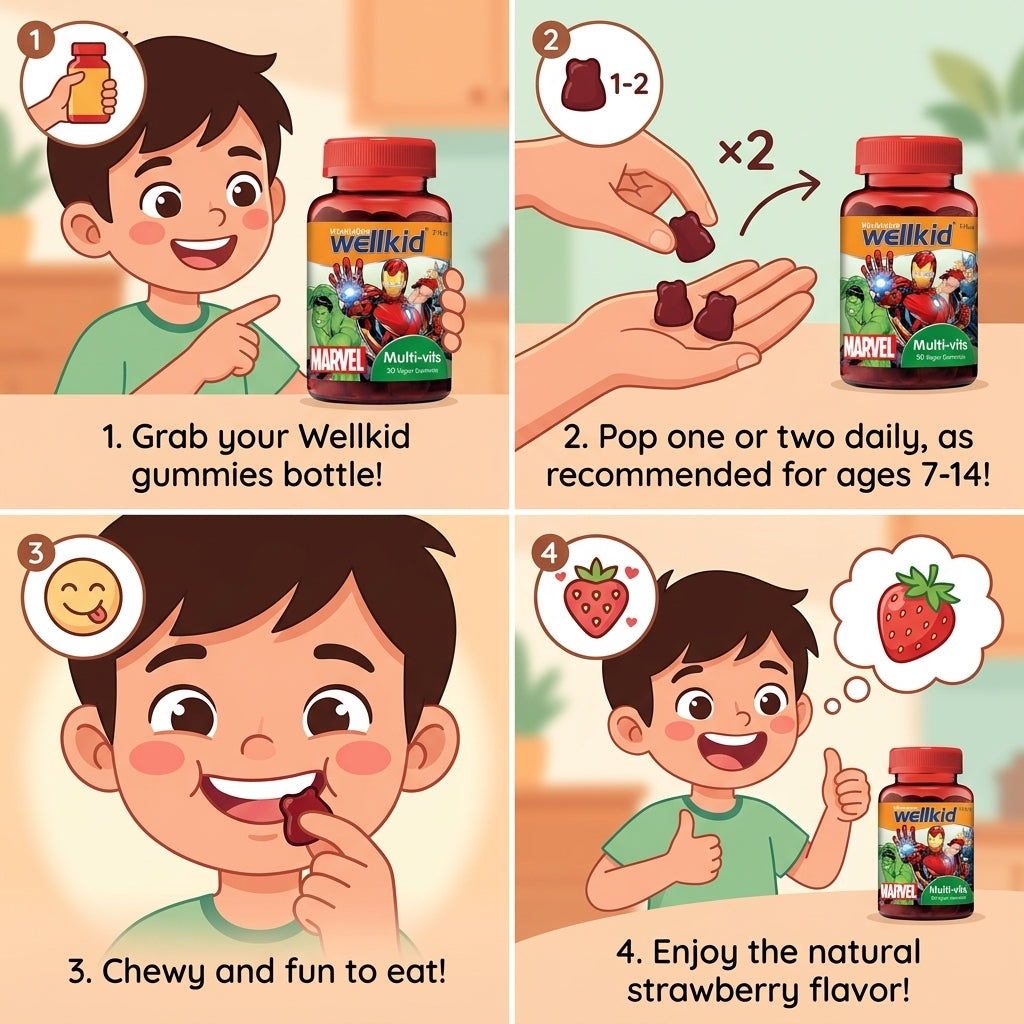 Vitabiotics Wellkid Multi-Vits 50 Vegan Gummies