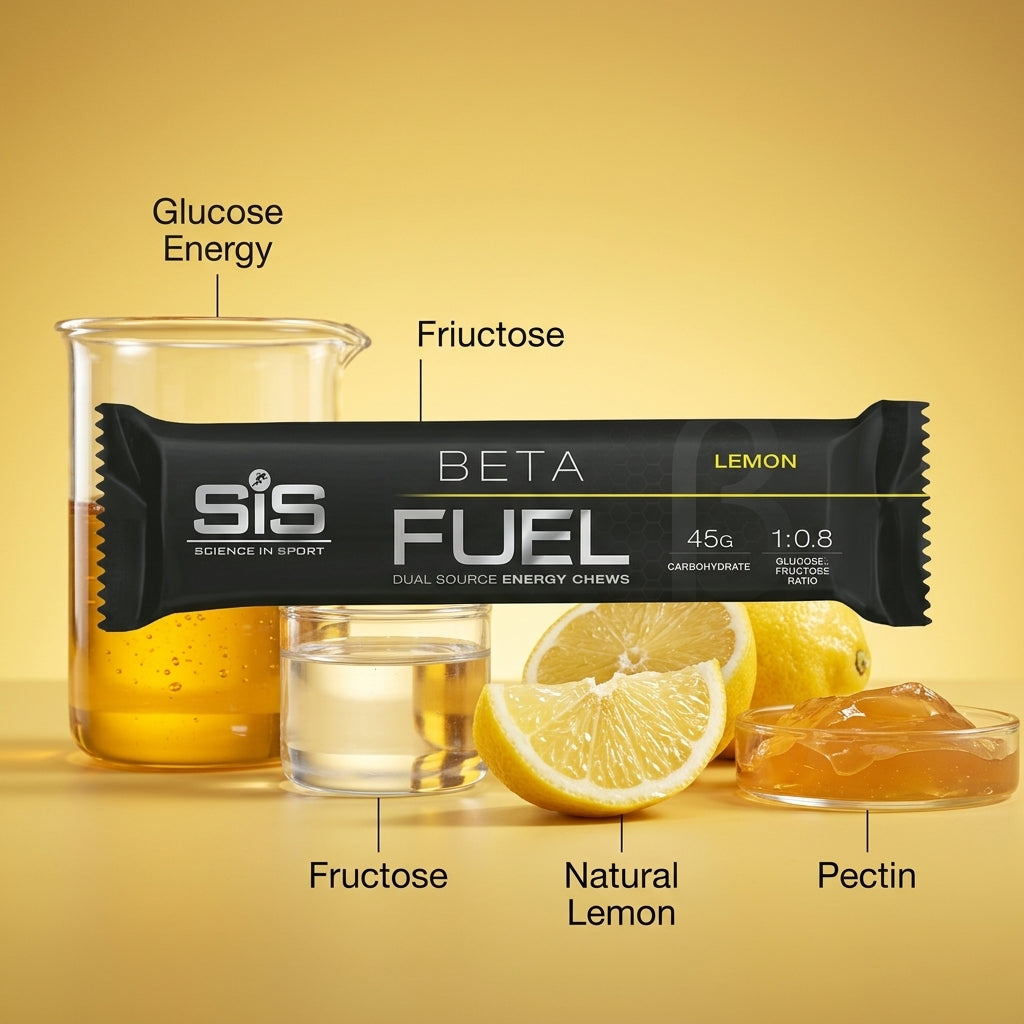 Science In Sport Beta Fuel Energy Chew Bar Lemon 60g