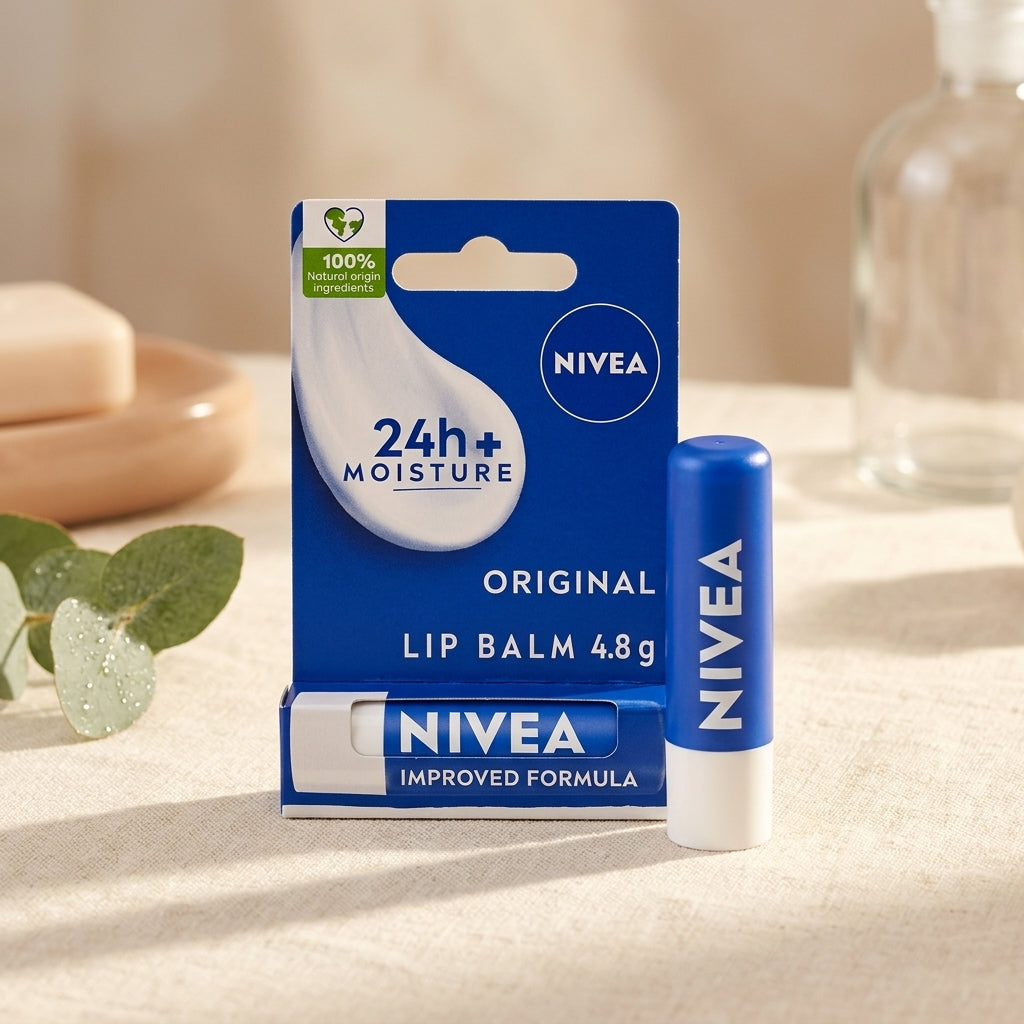 Nivea Original Care Caring Lip Balm 4.8g