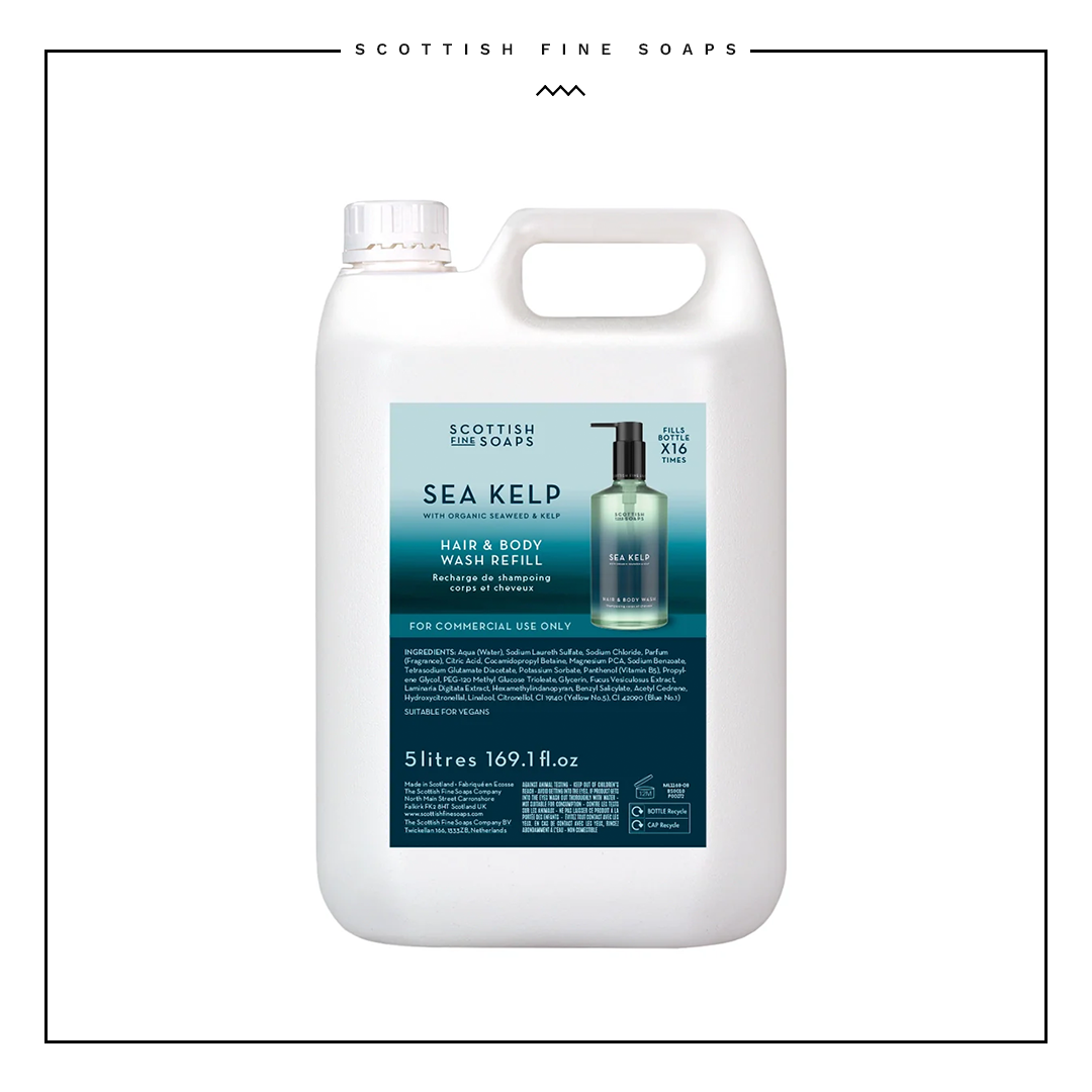 Scottish Fine Soaps Sea Kelp Hair & Body Wash 5L