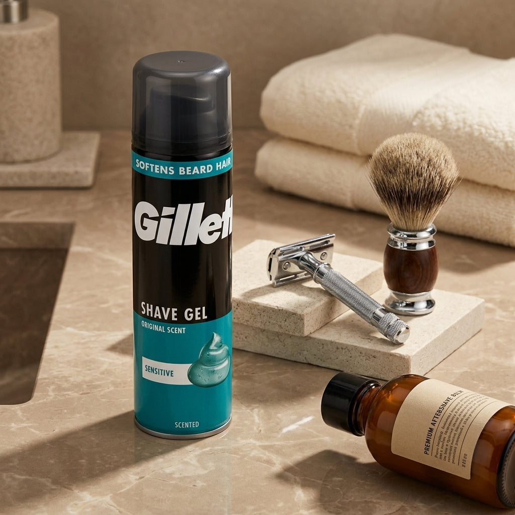 Gillette Classic Shave Gel Sensitive Skin 200ml