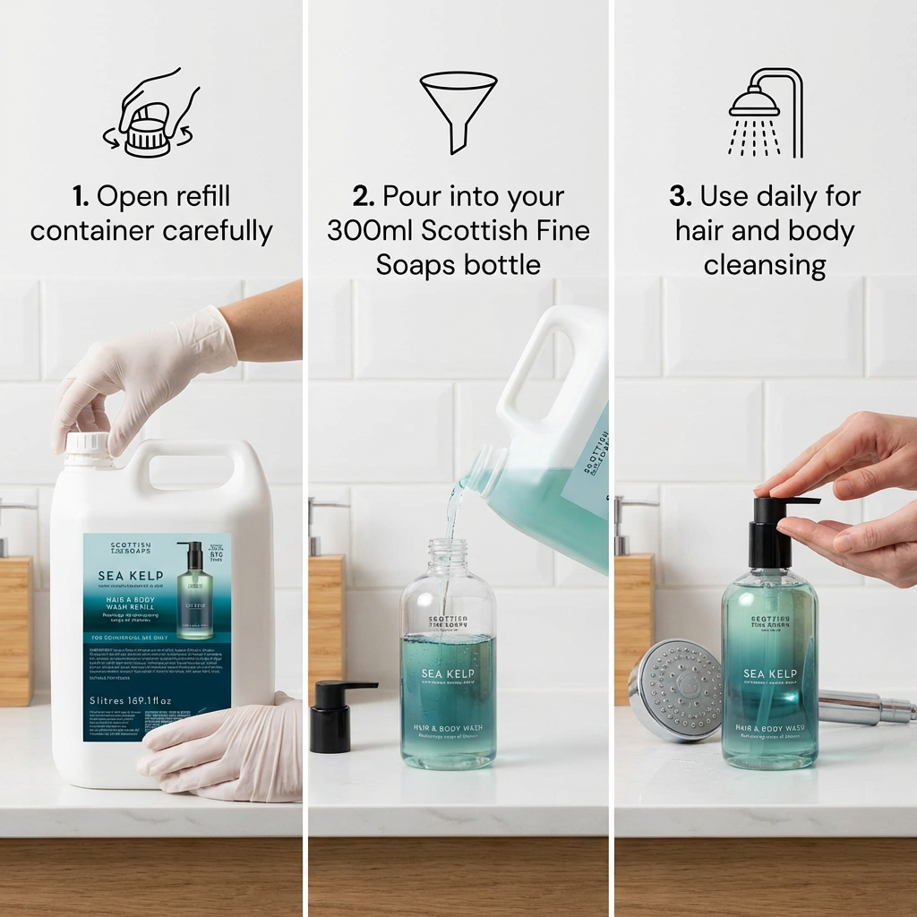 Scottish Fine Soaps Sea Kelp Hair & Body Wash 5L