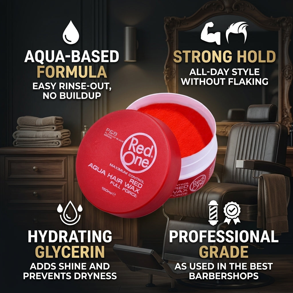 RedOne Aqua Hair Wax Red 150ml