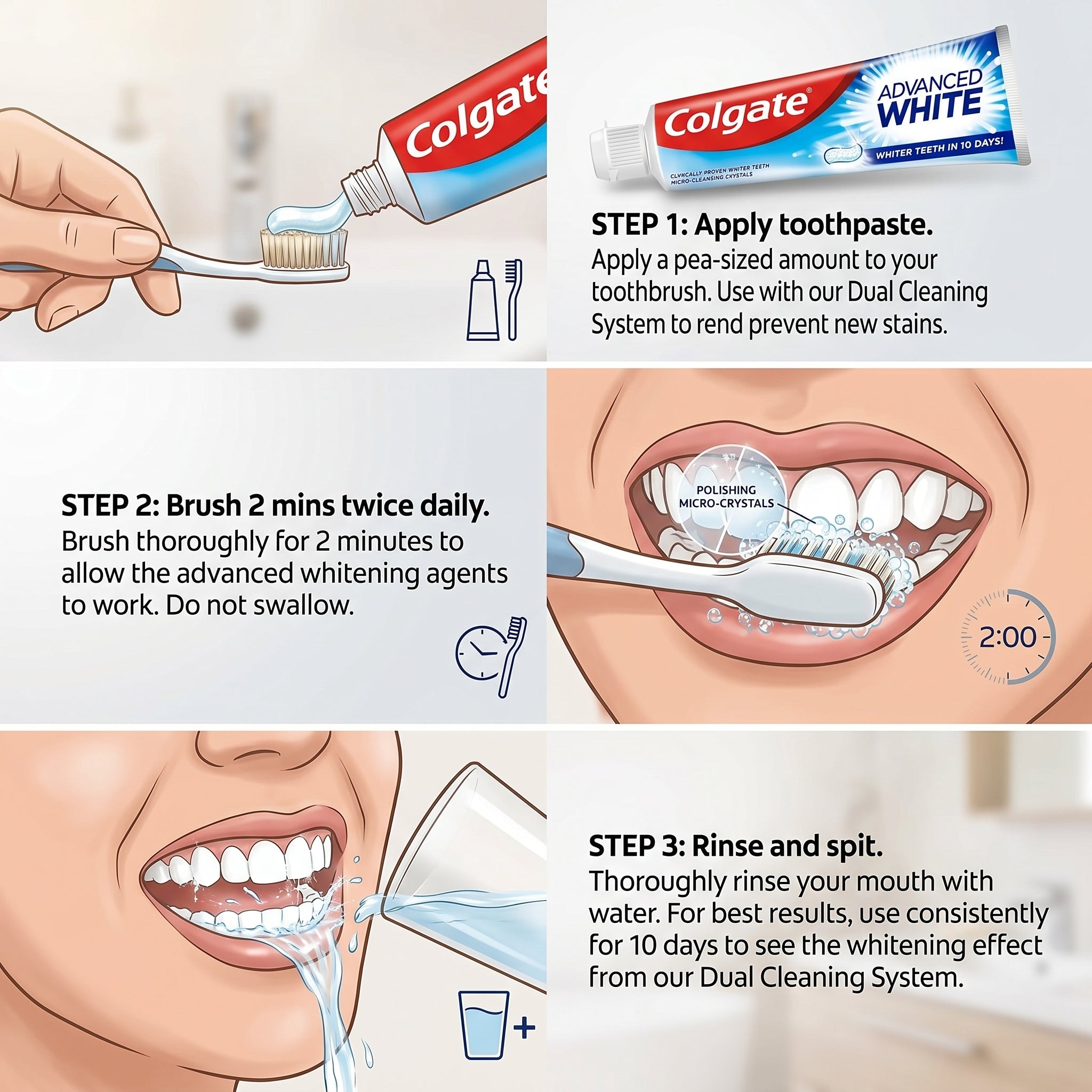 Colgate Advanced White Toothpaste 100ml