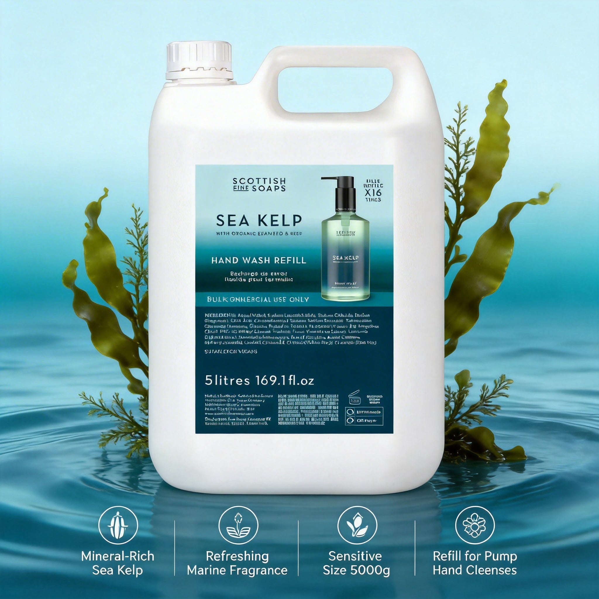 Scottish Fine Soaps Sea Kelp Hand Wash Bulk Refill 5000g