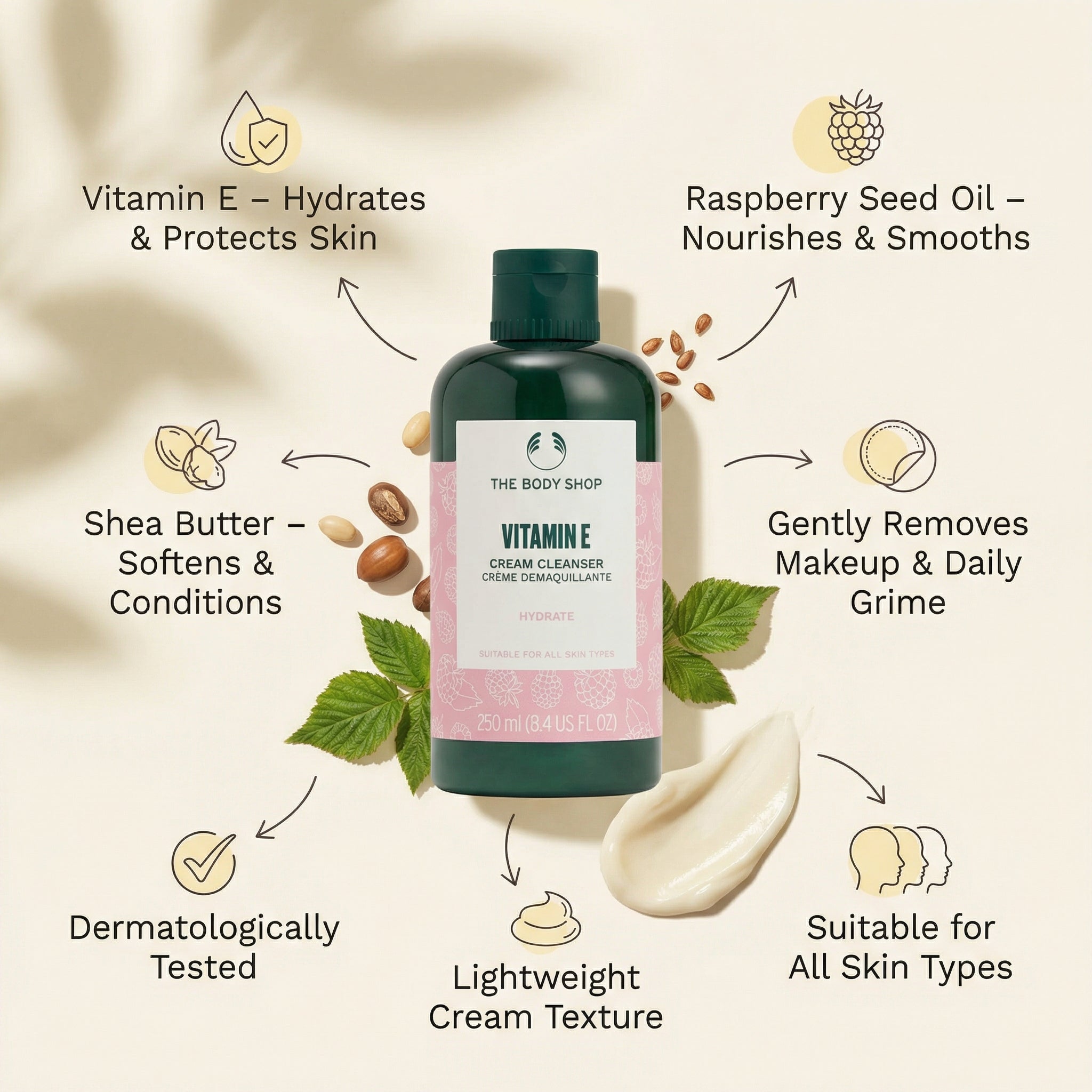 The Body Shop Vitamin E Moisturising Toner 250ml