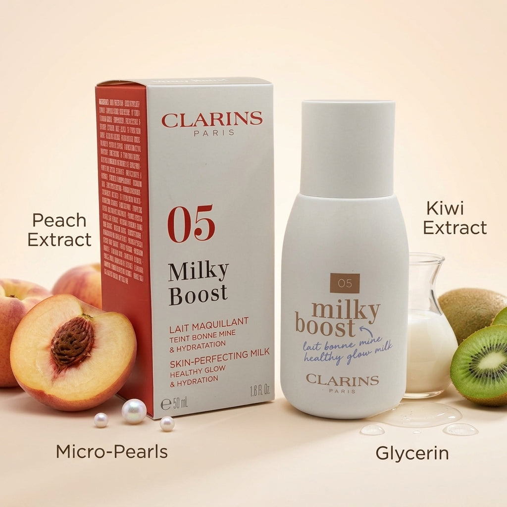 Clarins 05 Milky Sandalwood Boost Skin-Perfecting Milk 50ml