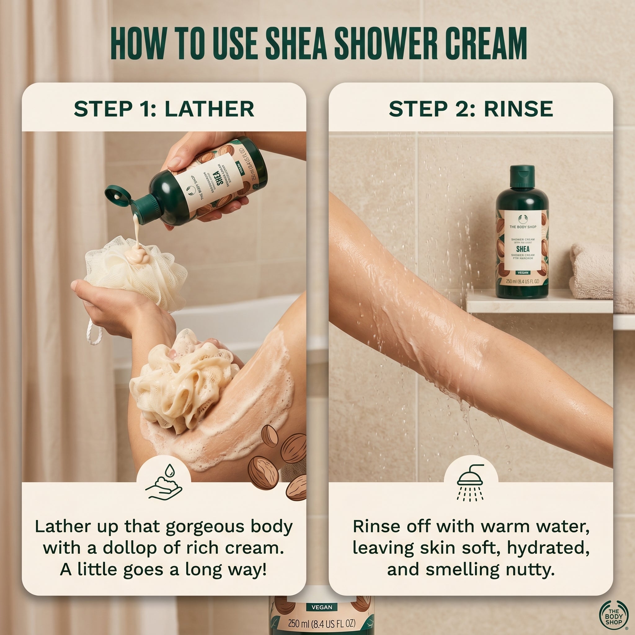 The Body Shop Shea Shower Cream 250ml