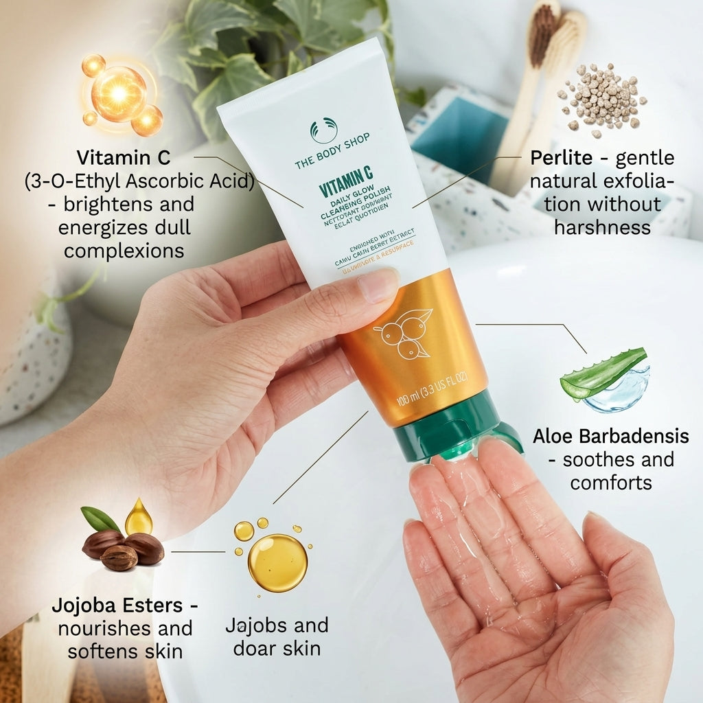 The Body Shop Vitamin C Glow Cleansing Polish 100ml
