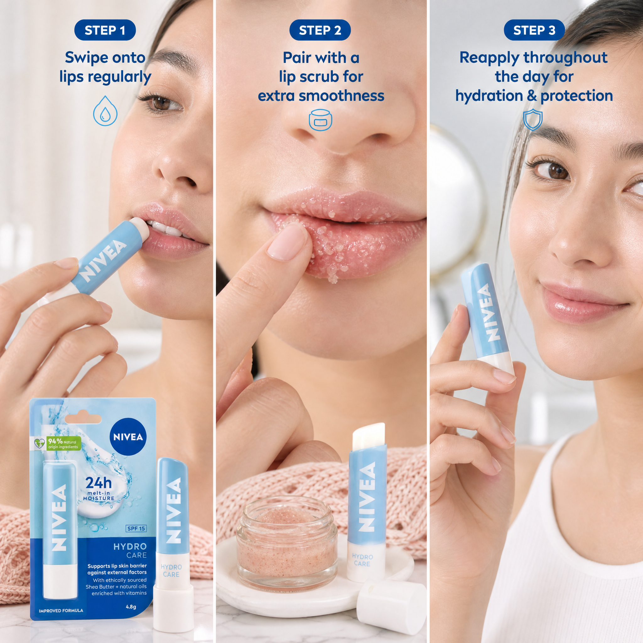 Nivea Lip Hydrocare 4.8G
